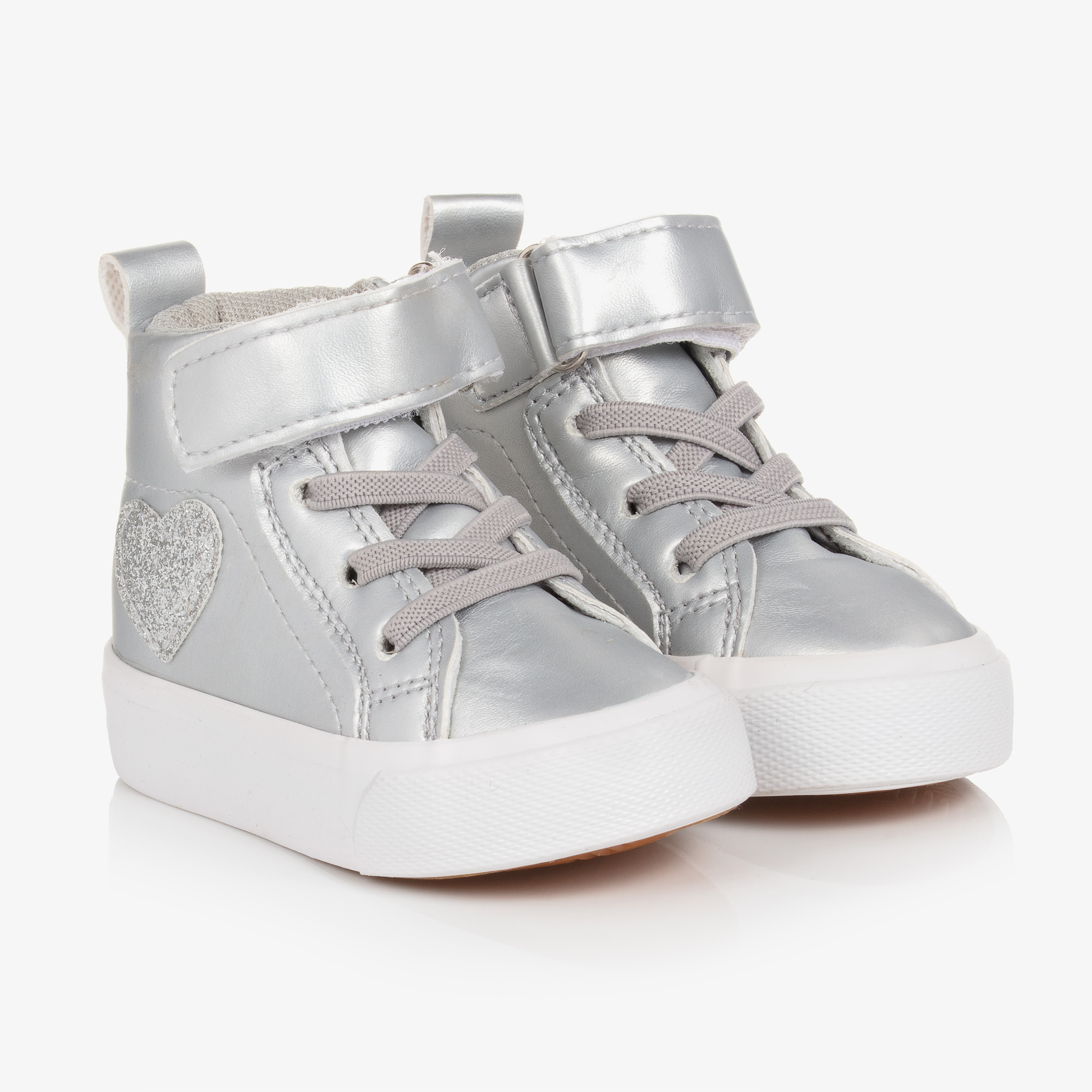 Childrens silver sale trainers