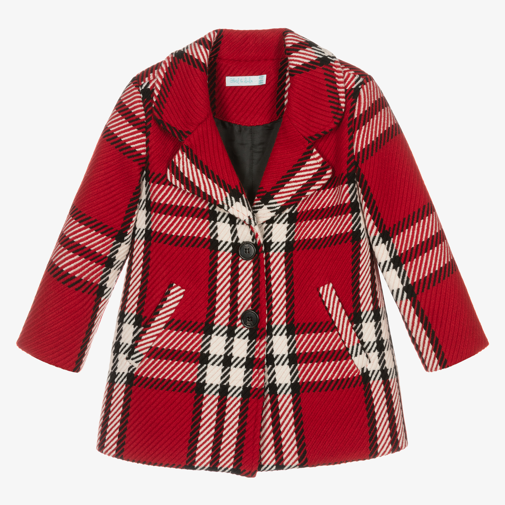 Girls red wool outlet coat