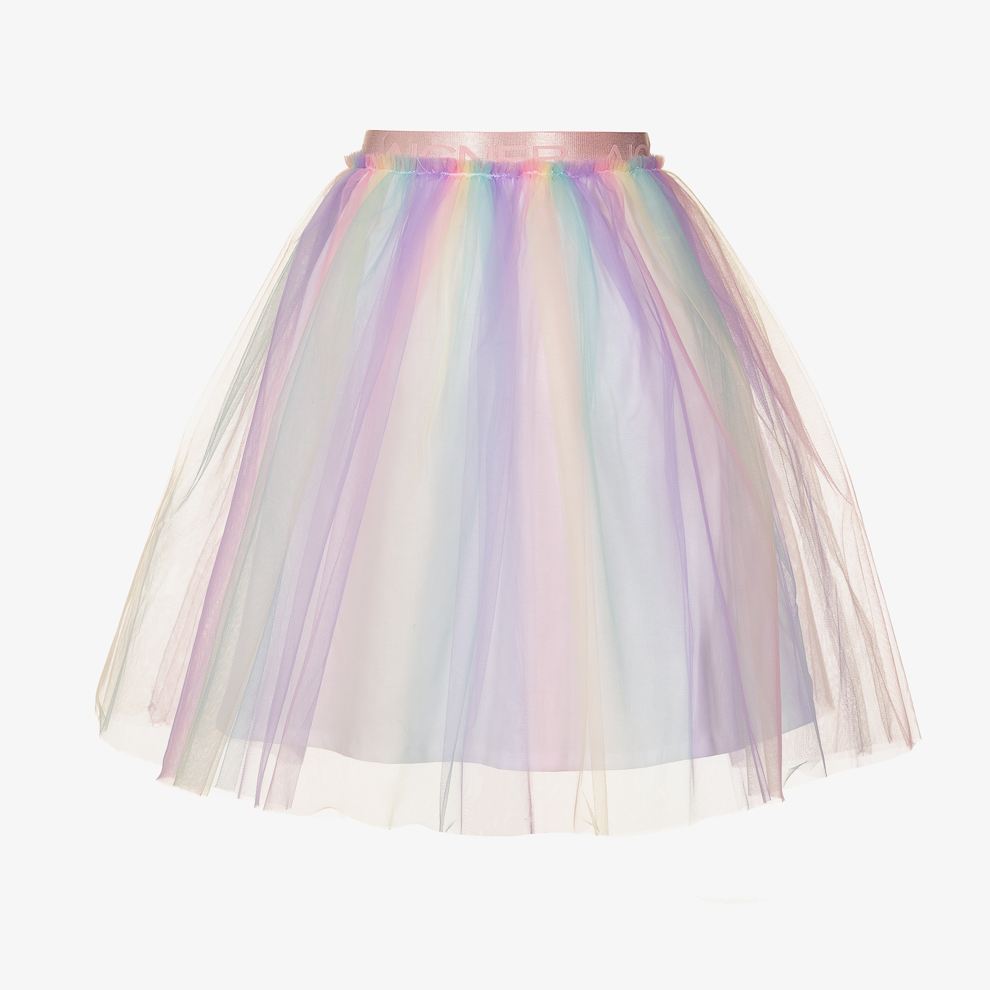 Girls rainbow hot sale tulle skirt