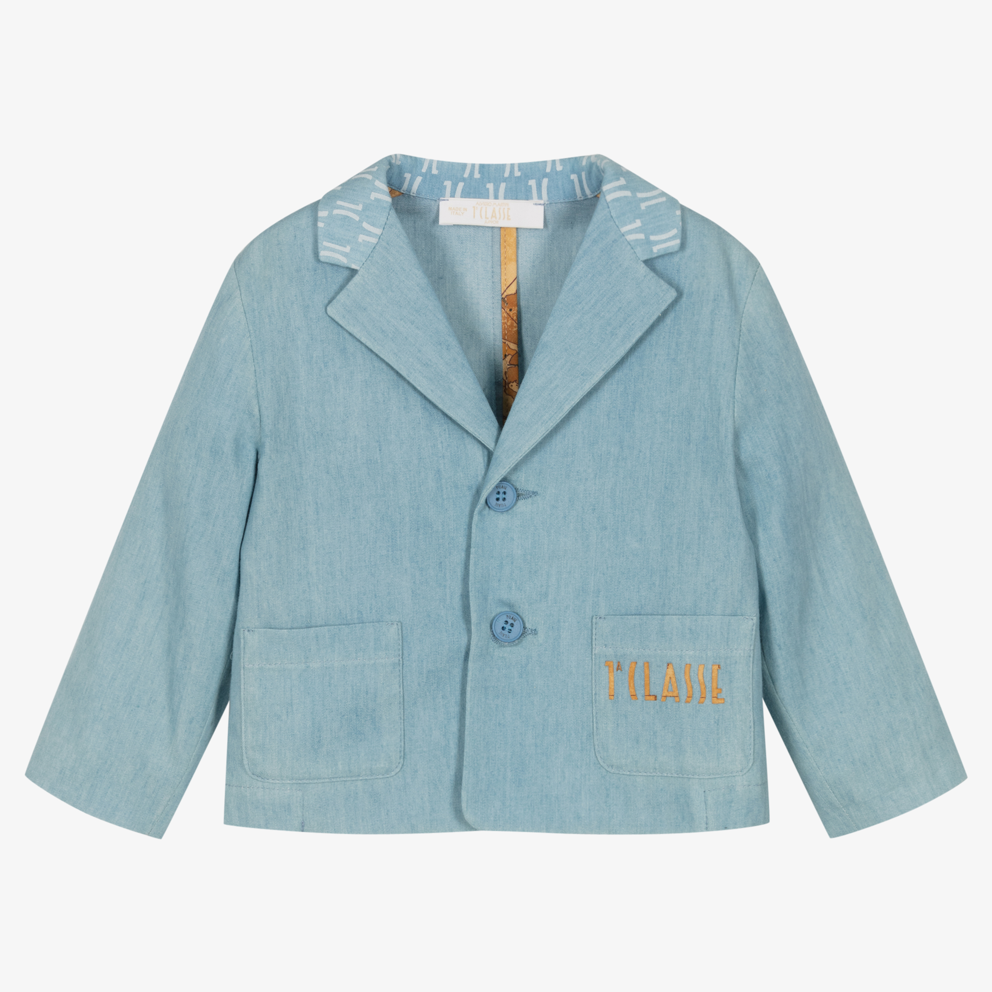 Boys clearance chambray blazer