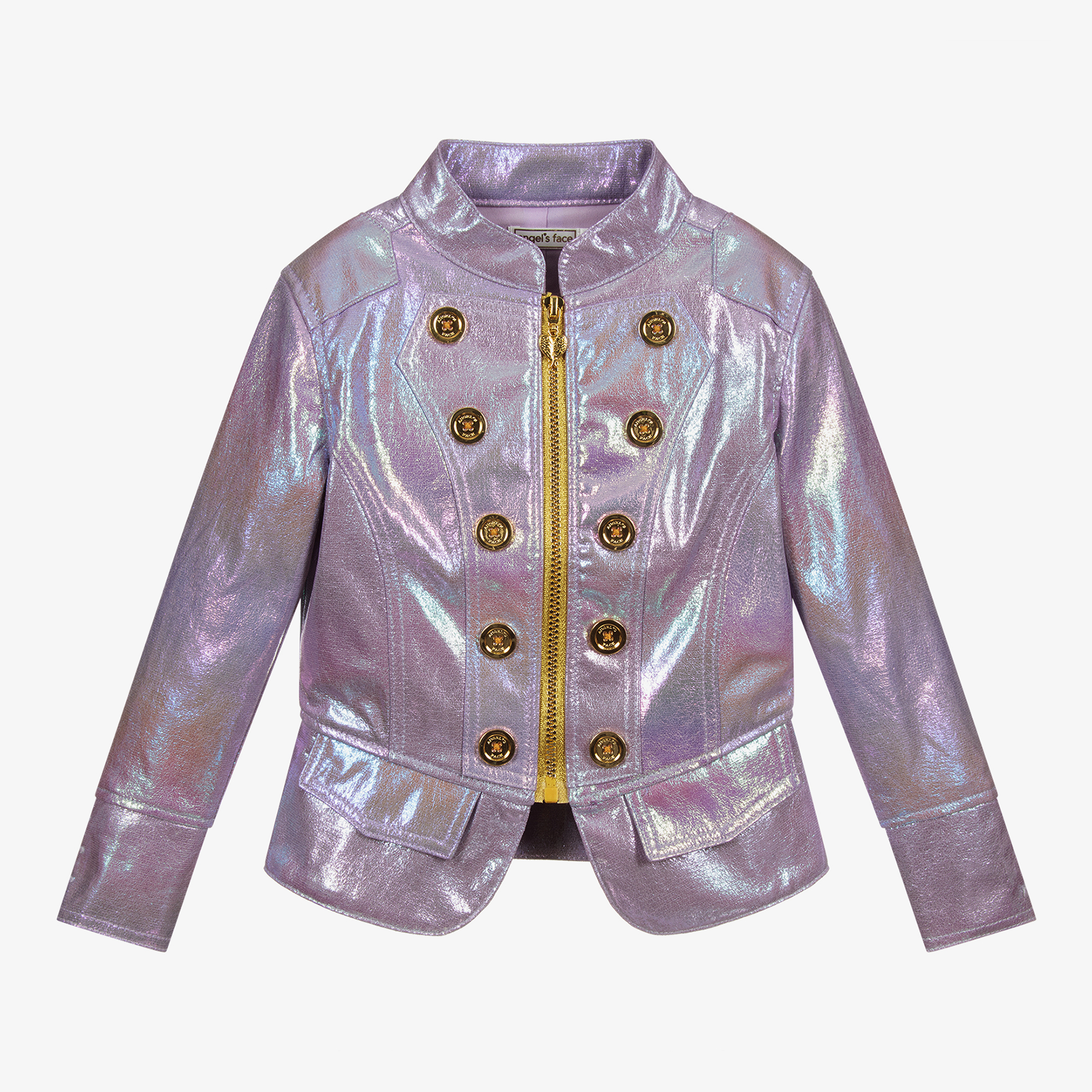 Girls purple leather on sale jacket