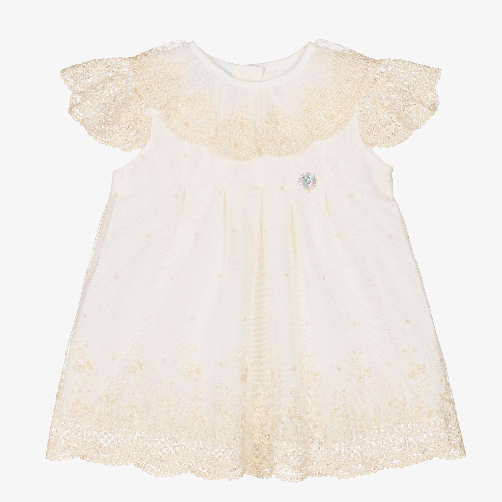 Baby ivory hot sale lace dress