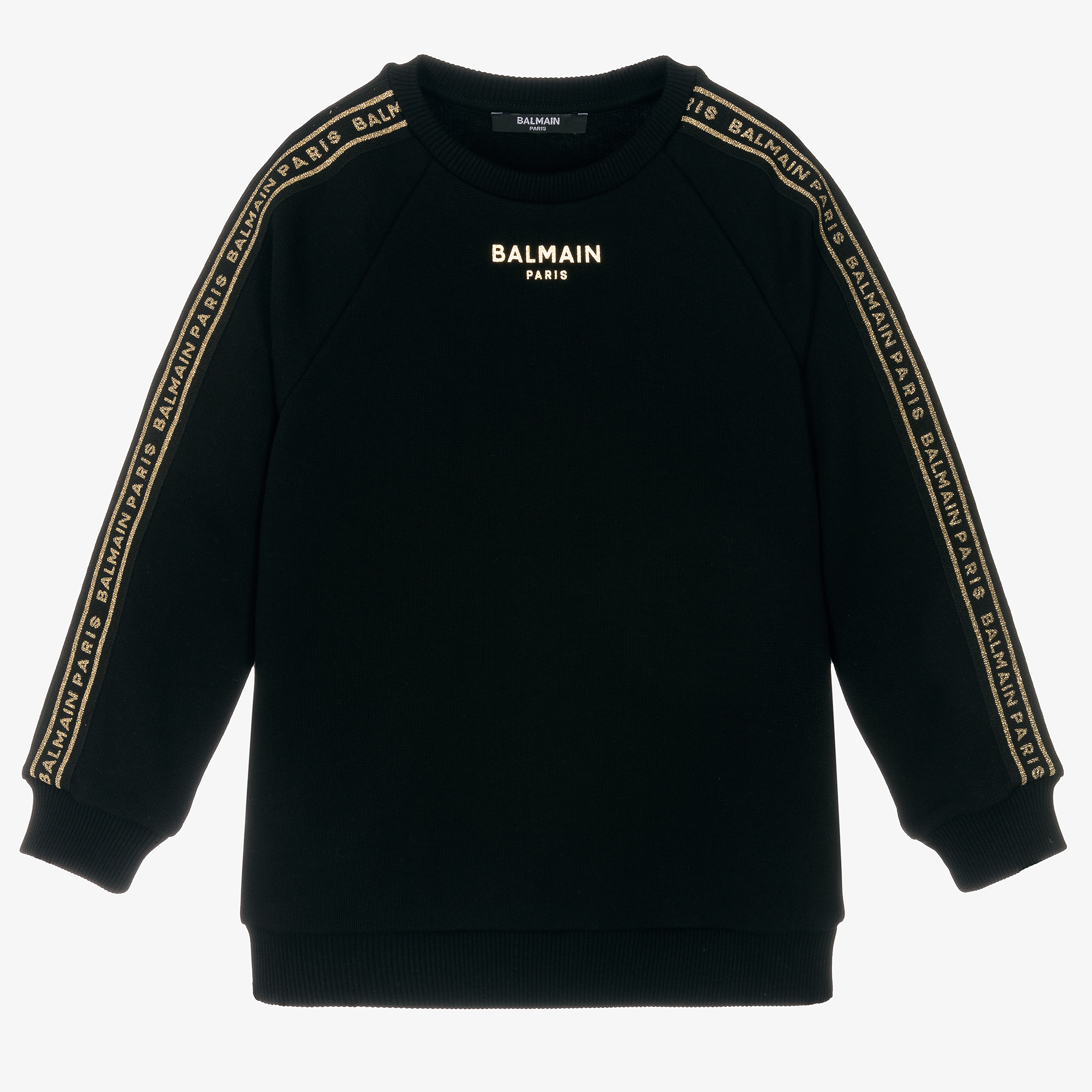 Balmain black sweatshirt best sale