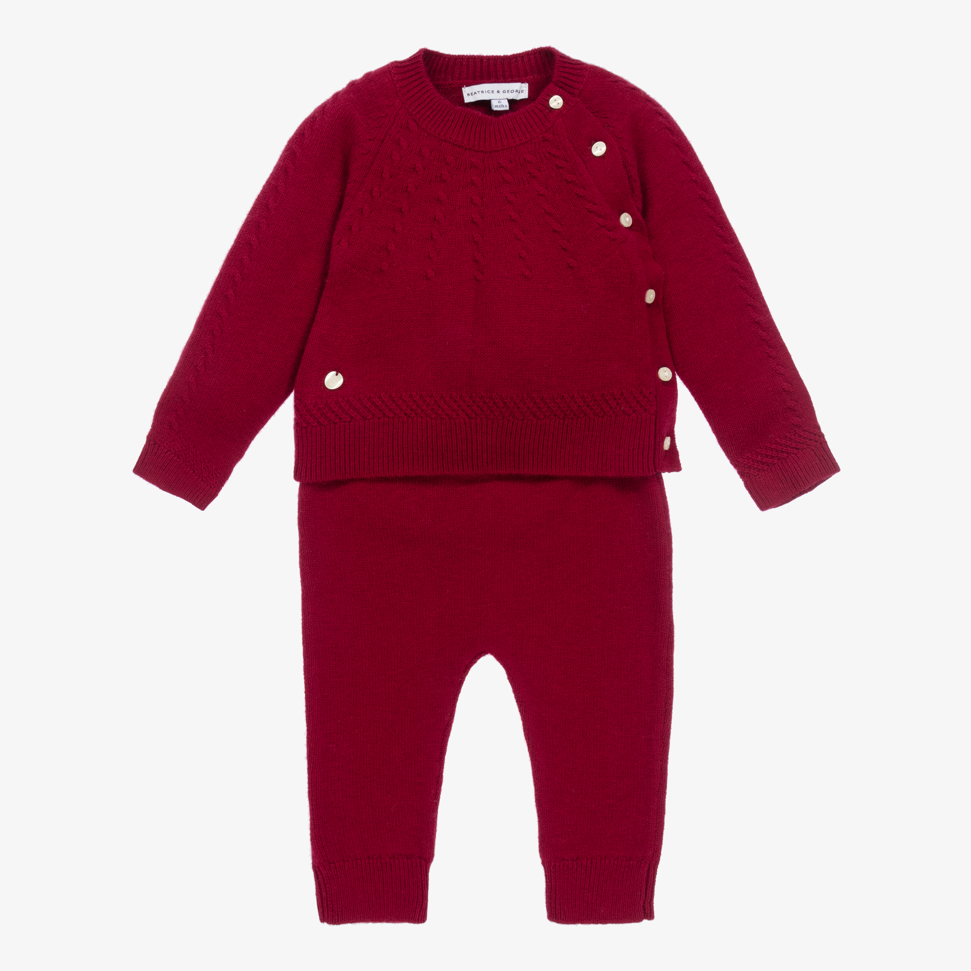 George Toddler Girls' Cable Knit Sweater Legging 