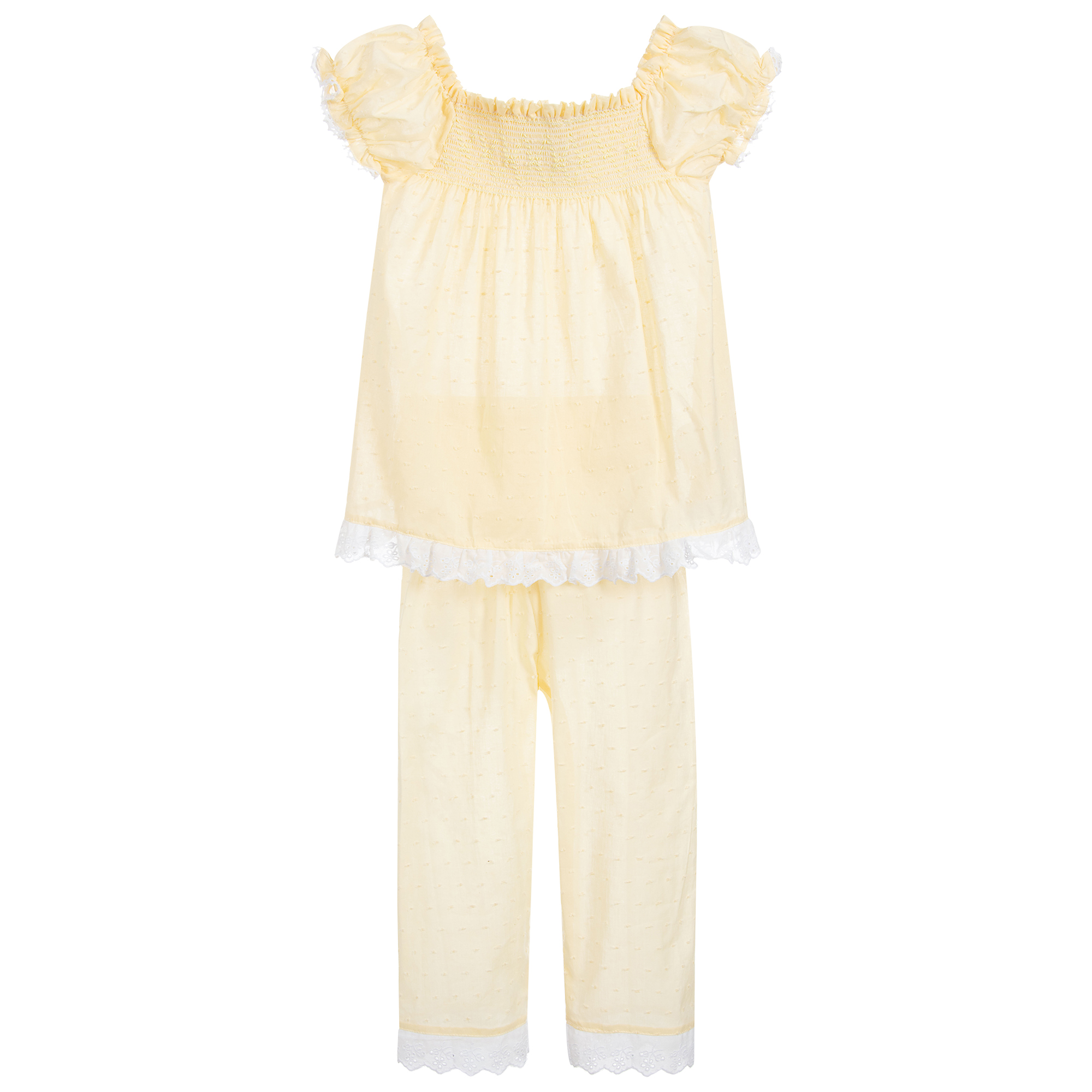 Girls discount yellow pyjamas