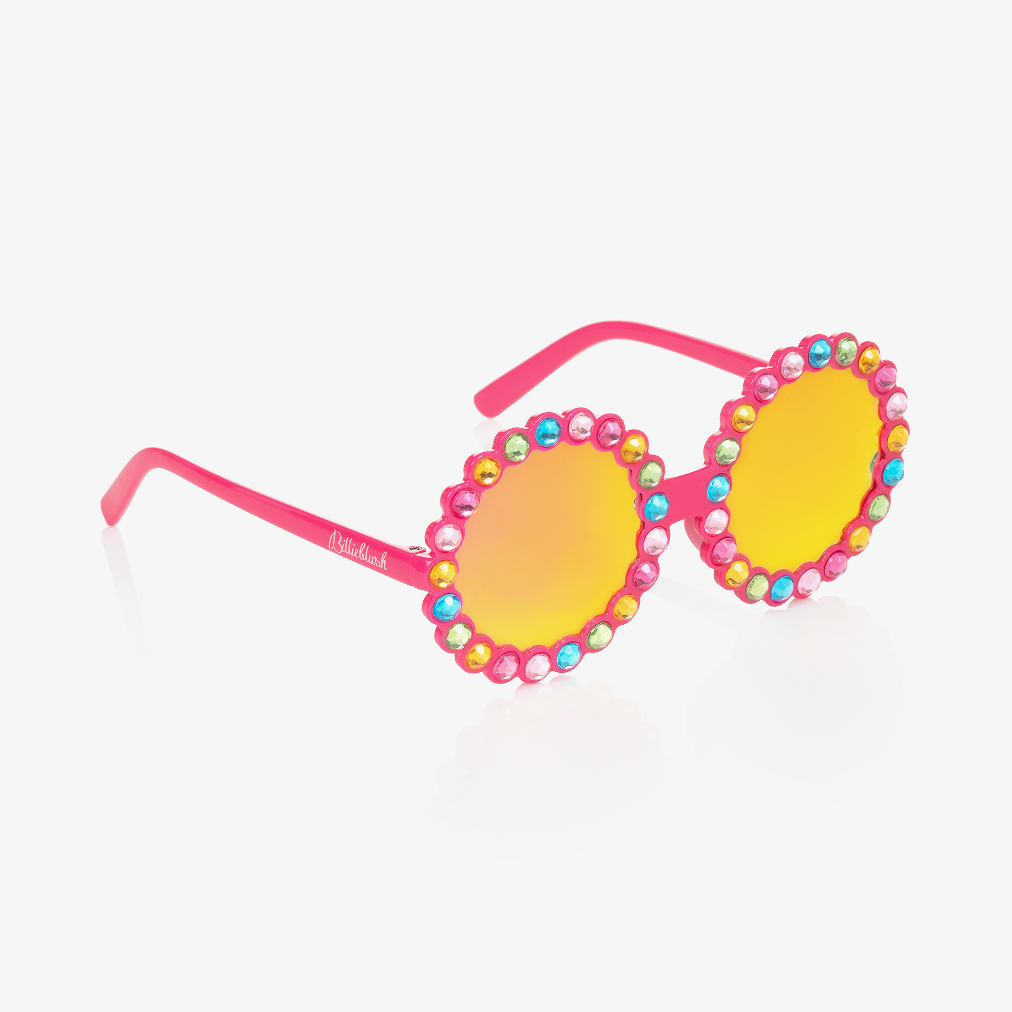 Billieblush Girls Pink Circular Sunglasses UV400