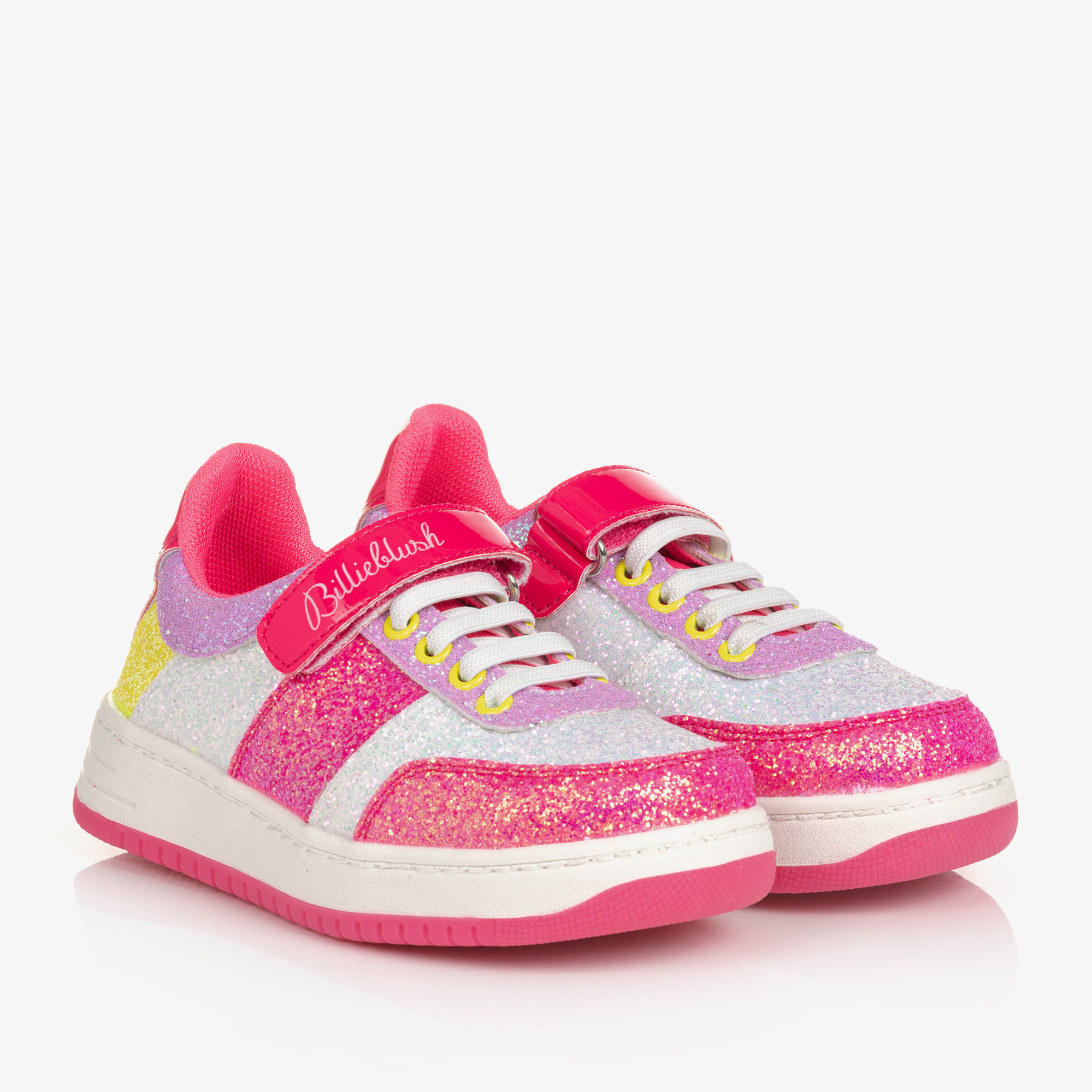 Billieblush Girls Pink Glitter Trainers