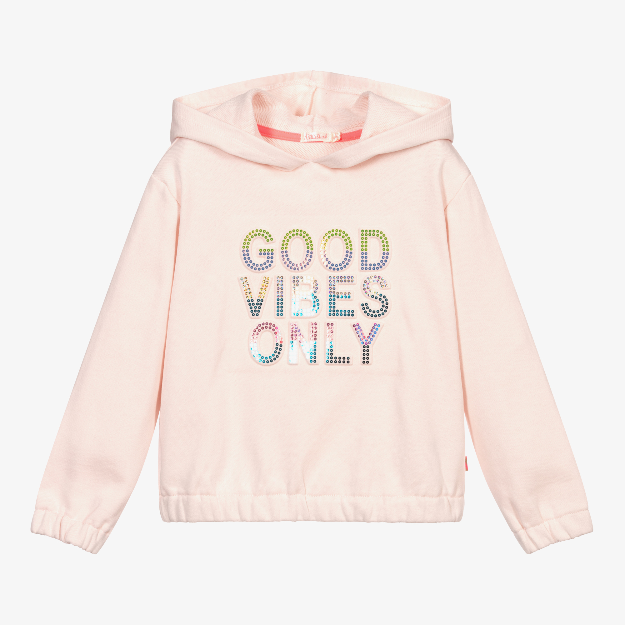 Billieblush Girls Pink Sequin Hoodie Childrensalon Outlet