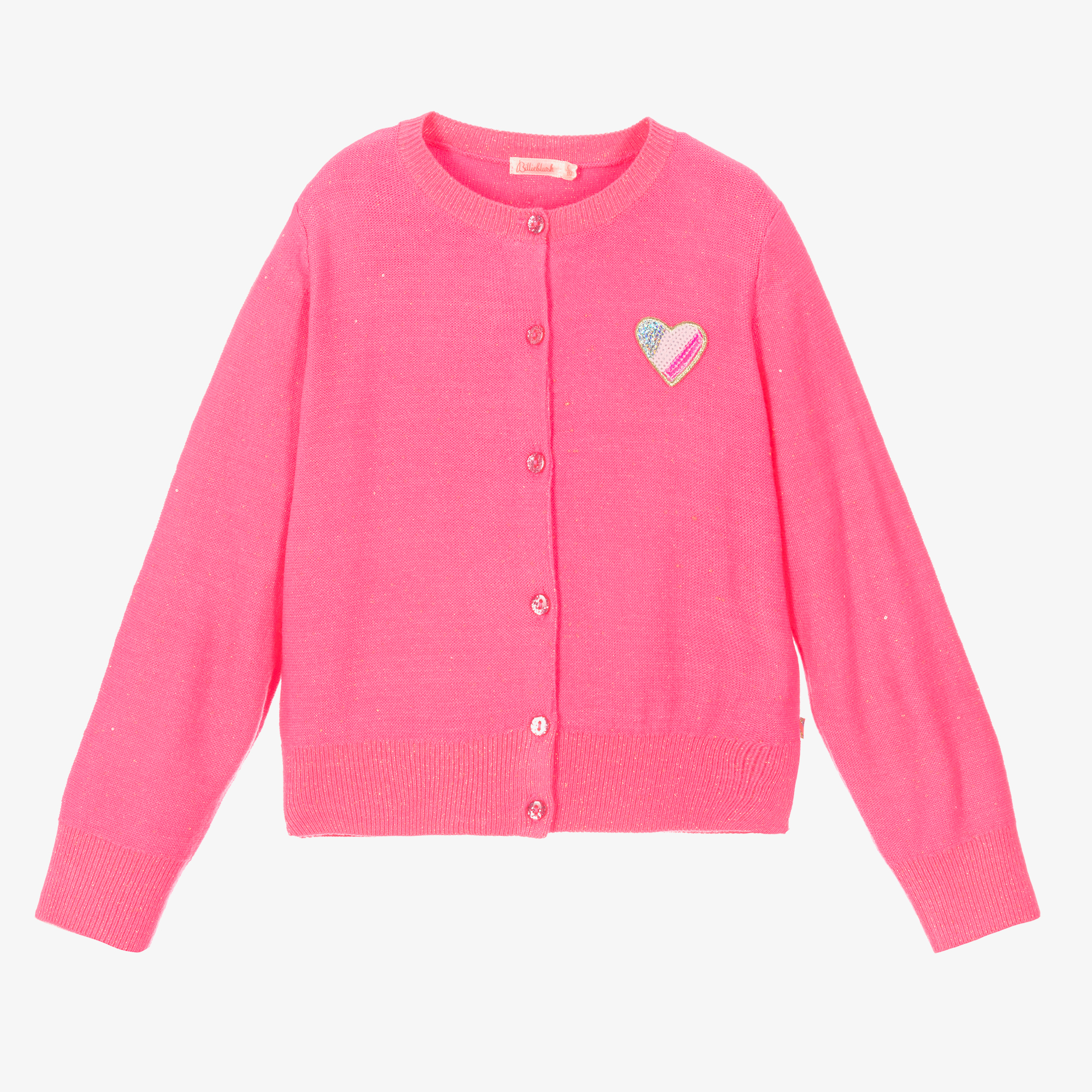 Pink 2024 glitter cardigan