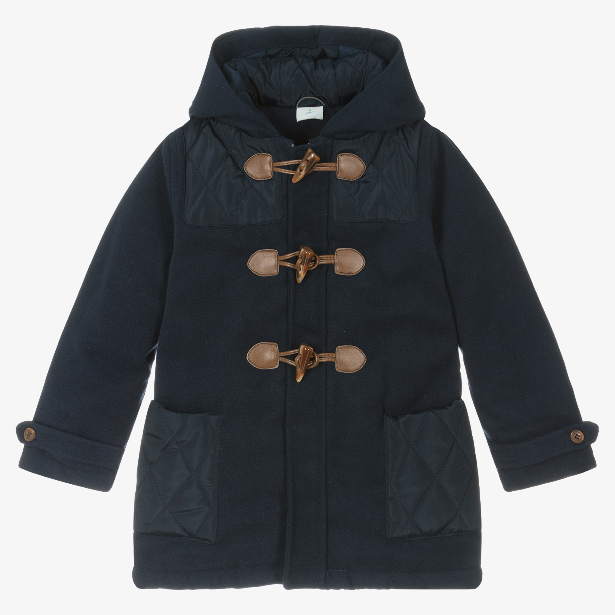 Boboli Boys Navy Blue Duffle Coat