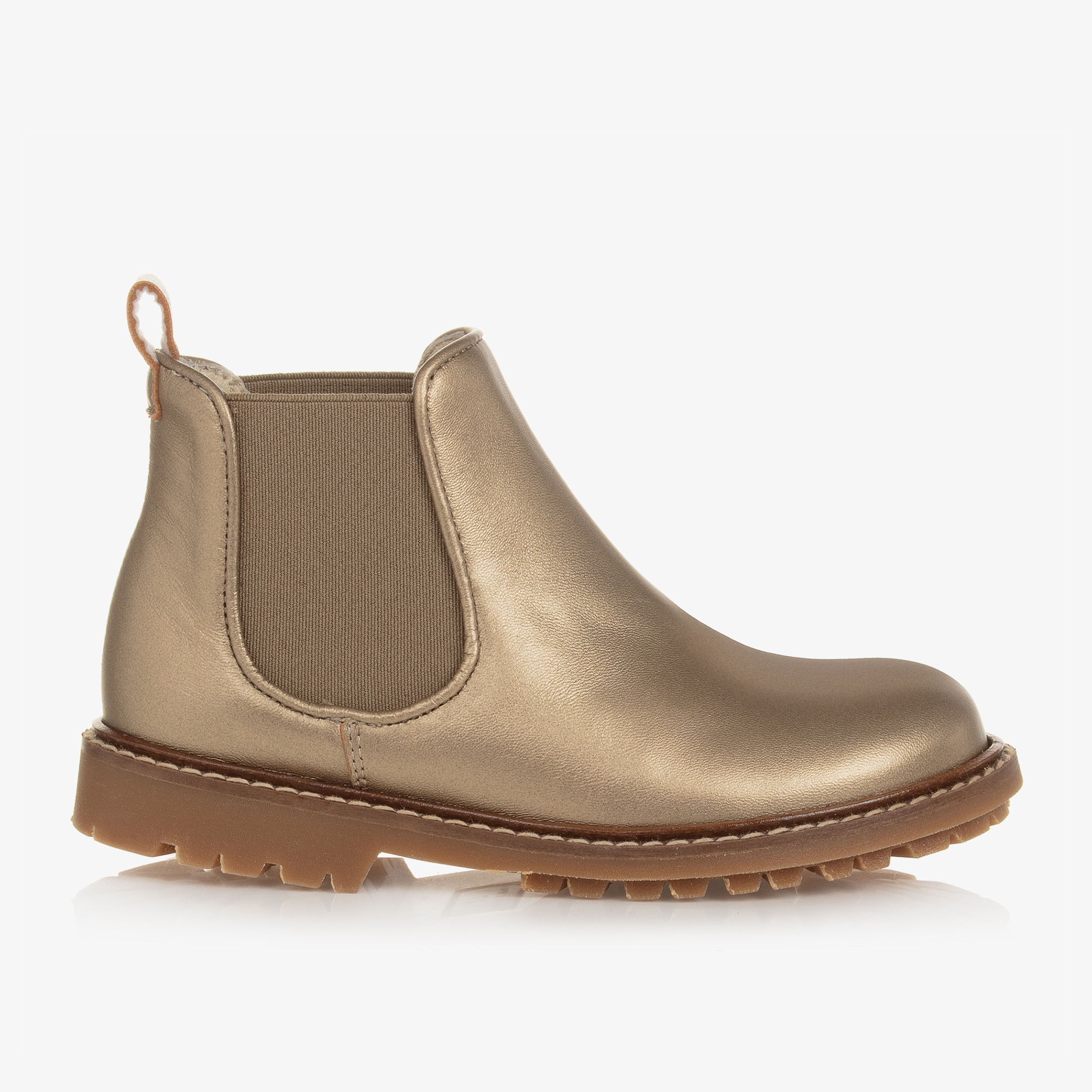 Girls gold ankle on sale boots