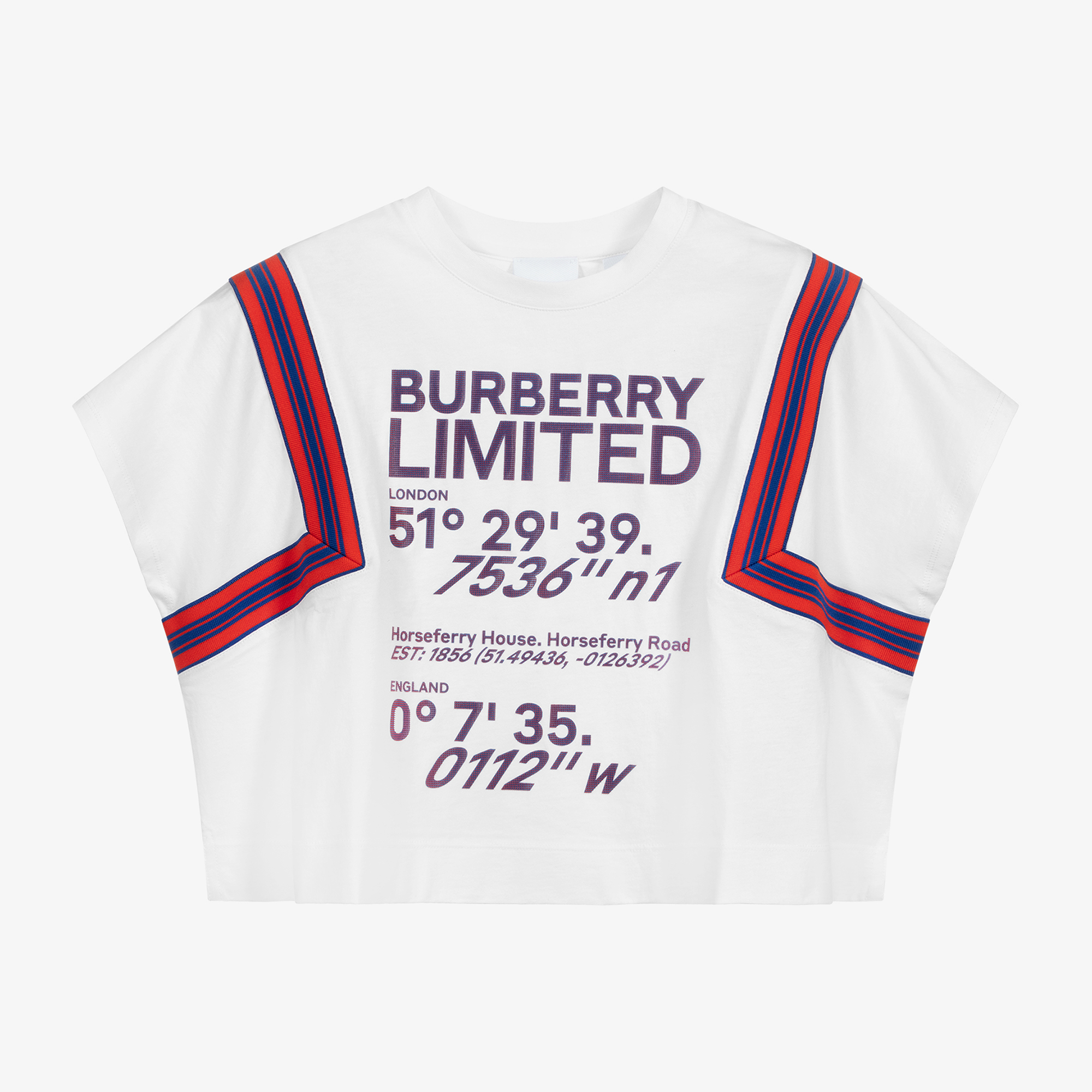 Burberry Teen Girls White Logo T-Shirt