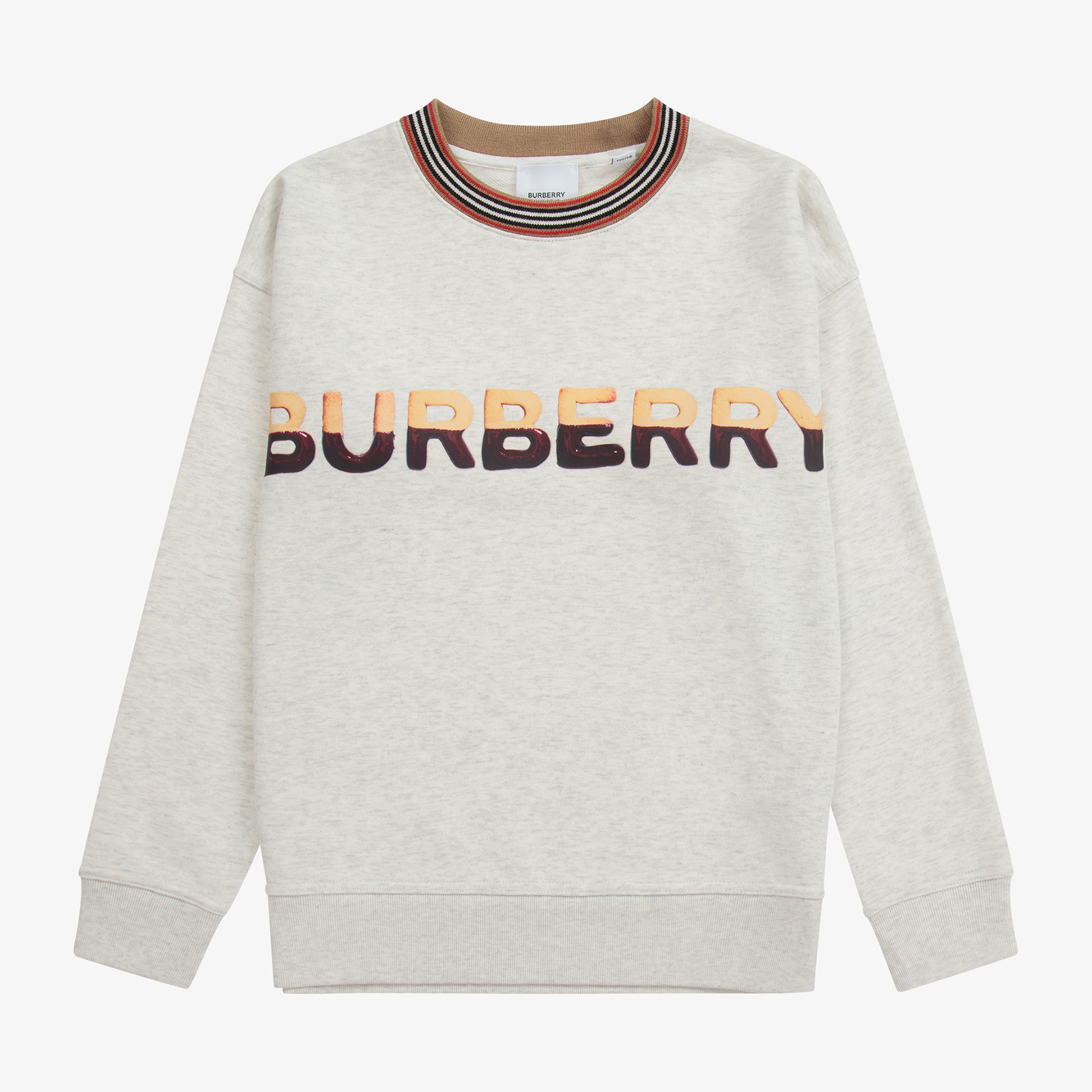 Burberry Teen Grey Logo Sweatshirt