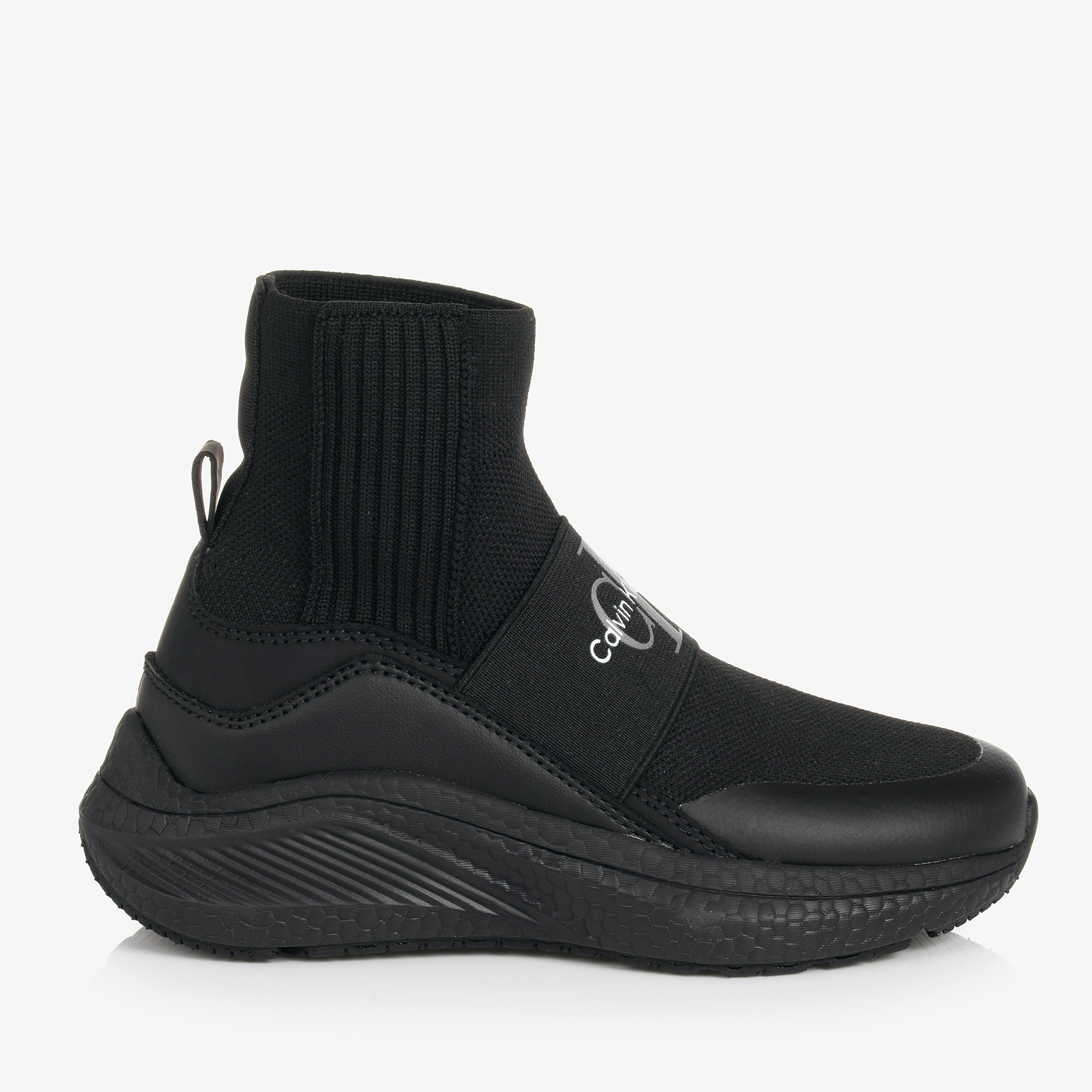 Calvin klein knit high top outlet sneakers