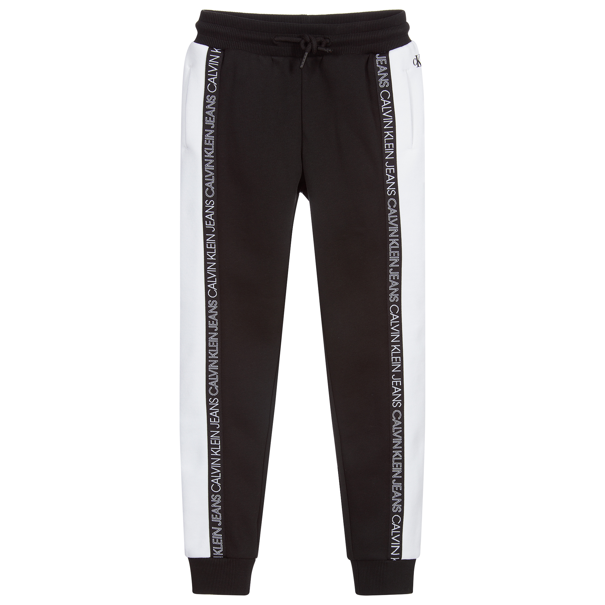 Calvin Klein - Girls Black Logo Joggers | Childrensalon Outlet