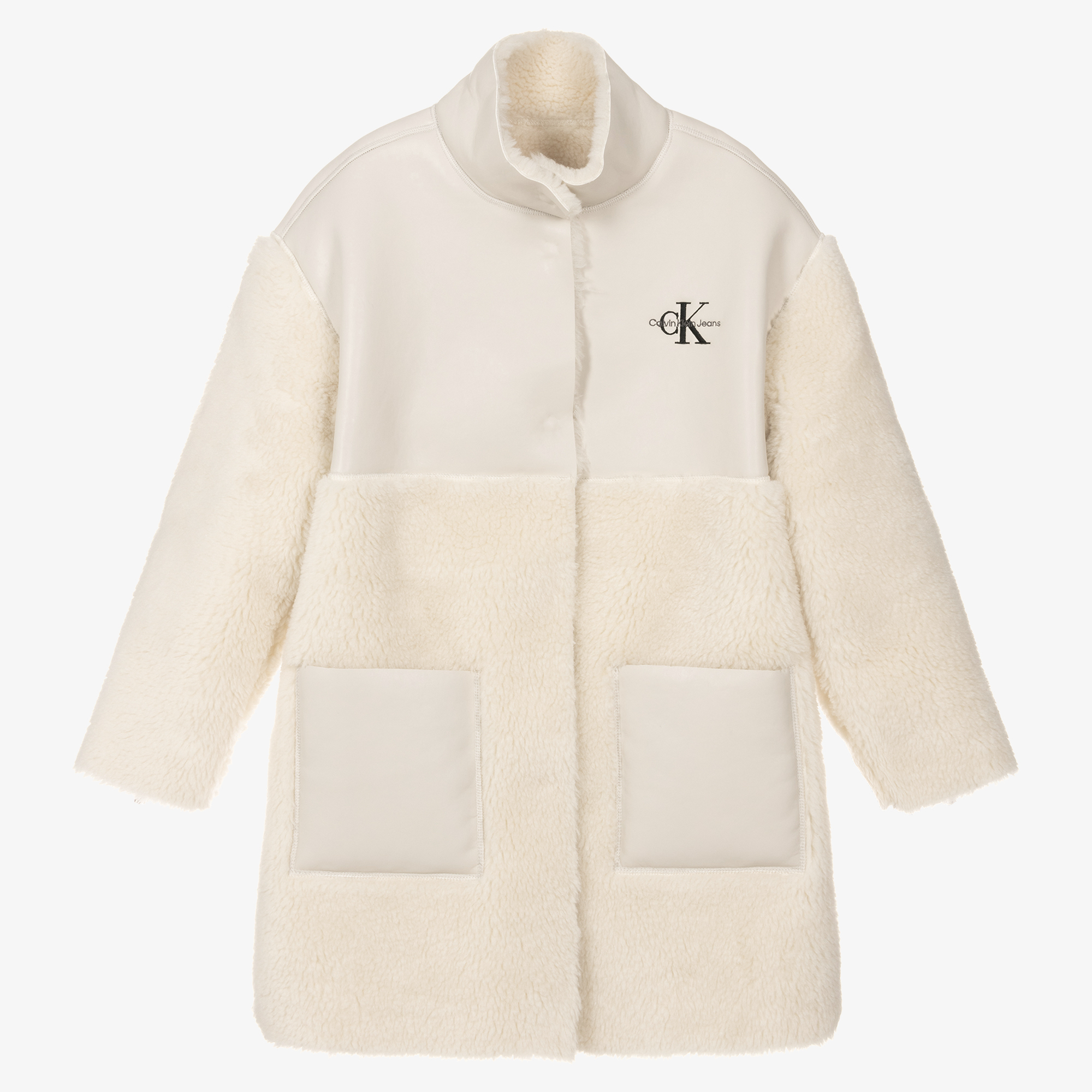 Calvin klein faux fur parka hotsell