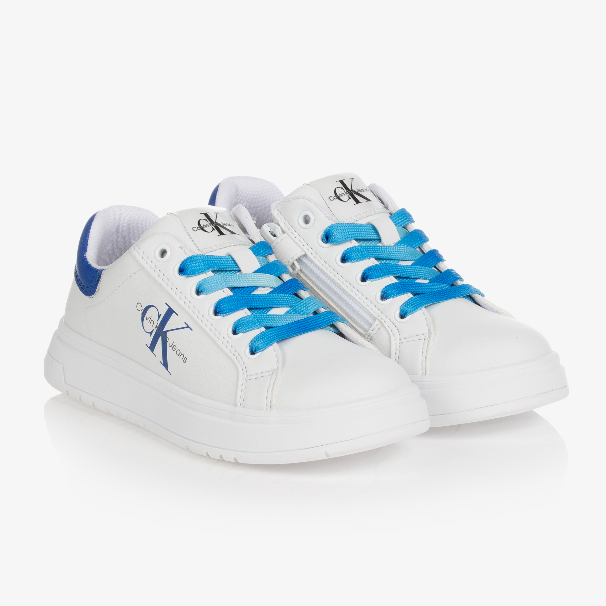 Calvin klein hot sale trainers blue