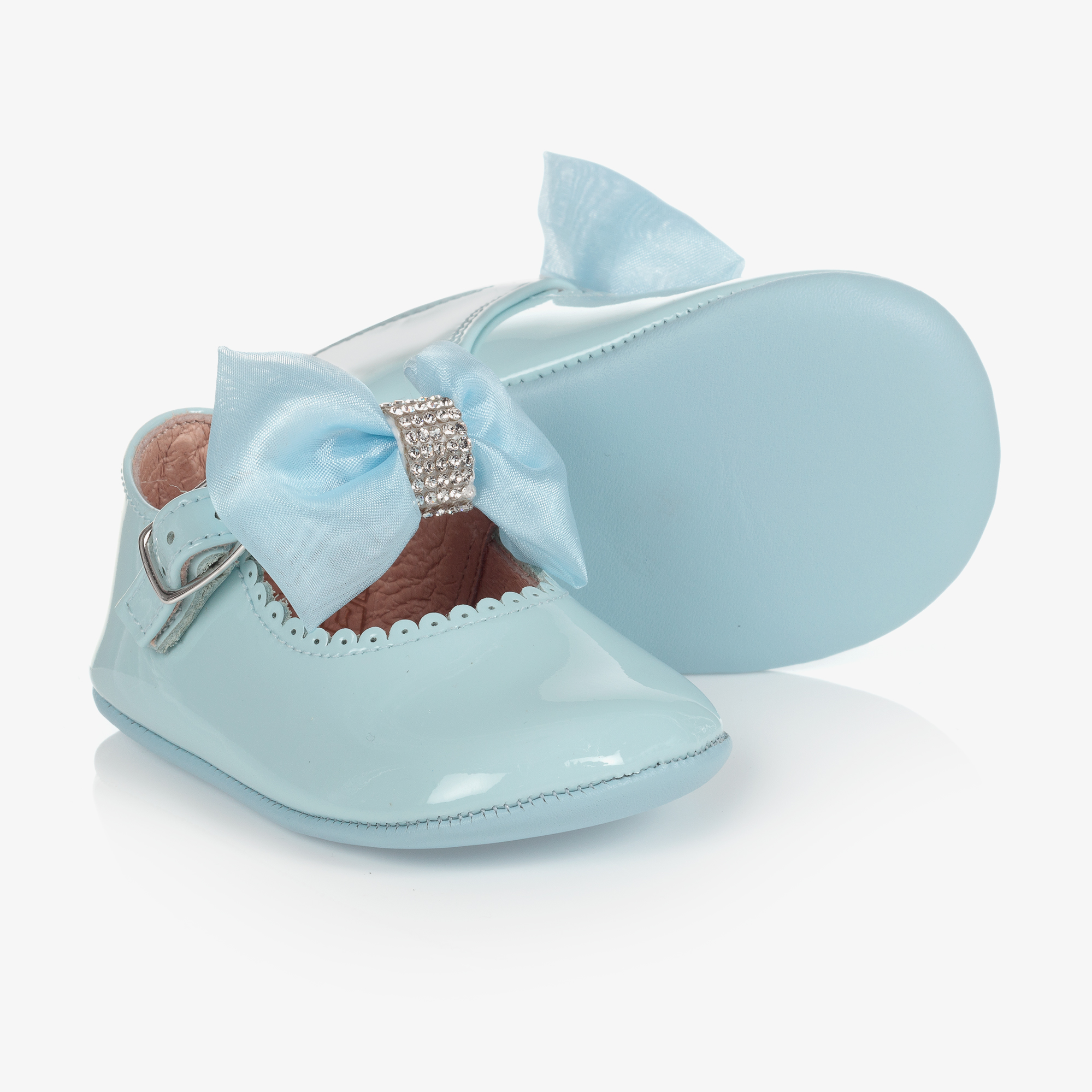 Light blue baby on sale shoes