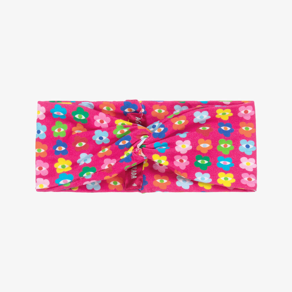 Agatha Ruiz de la Prada - Girls Pink Floral Headband | Childrensalon