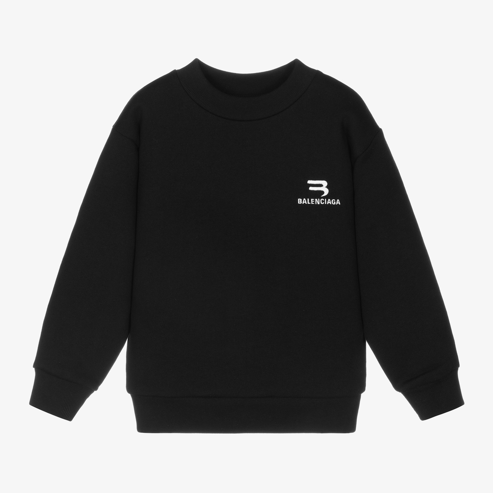 Balenciaga - Black Sporty B Logo Sweatshirt