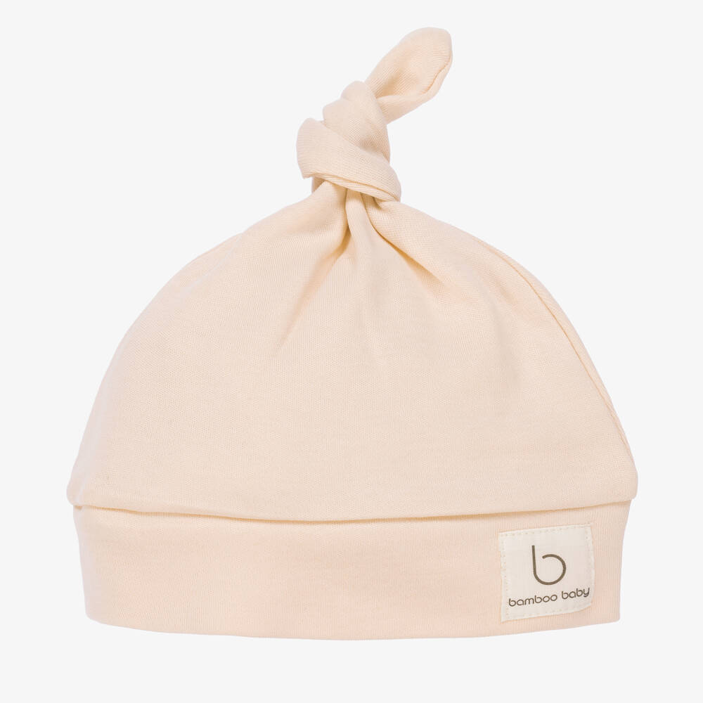 Bamboo Baby - Bonnet rose en coton bio | Childrensalon