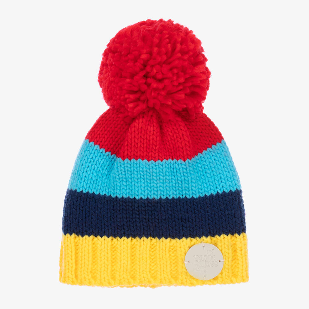 Blade & Rose - Bright Stripe Bobble Hat | Childrensalon