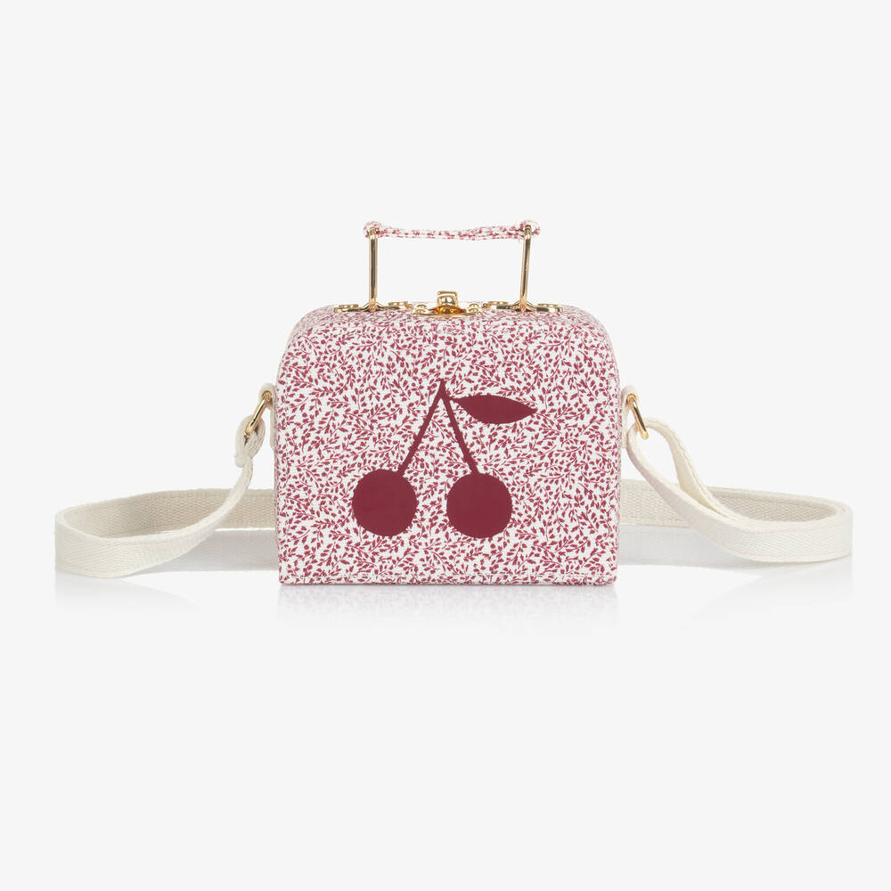 Bonpoint - Sac à main rouge imprimé (12cm) | Childrensalon