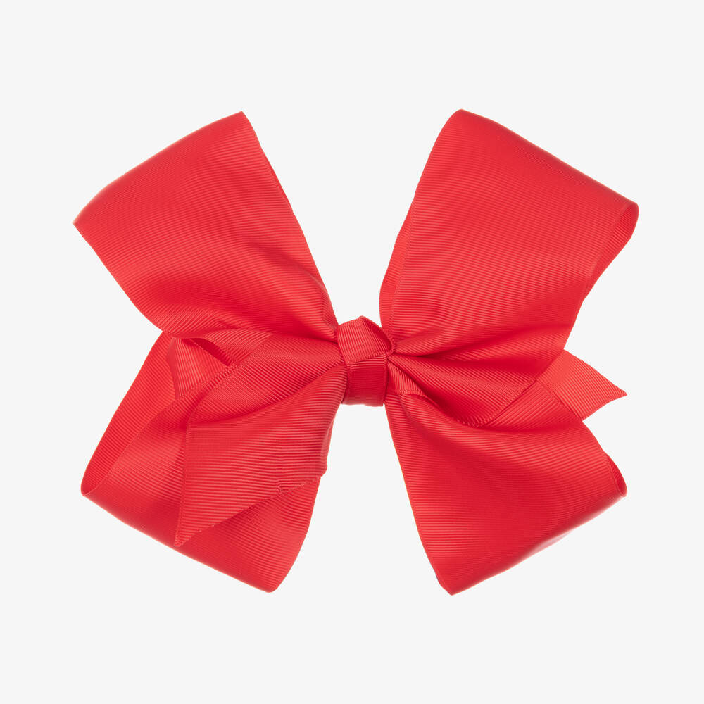 Bowtique London - Red Bow Hair Clip (20cm) | Childrensalon