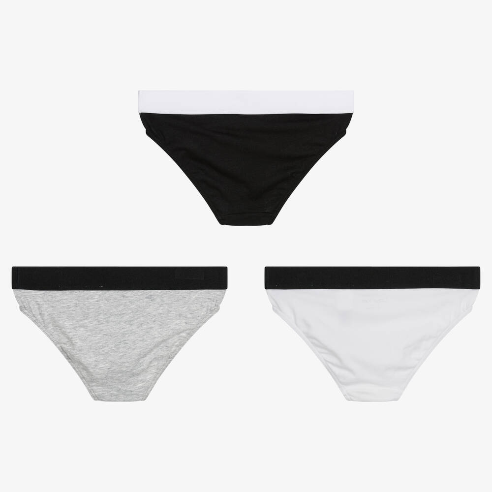 Buy Calvin Klein Underwear Contrast Waist Bikini Panties - Pack Of