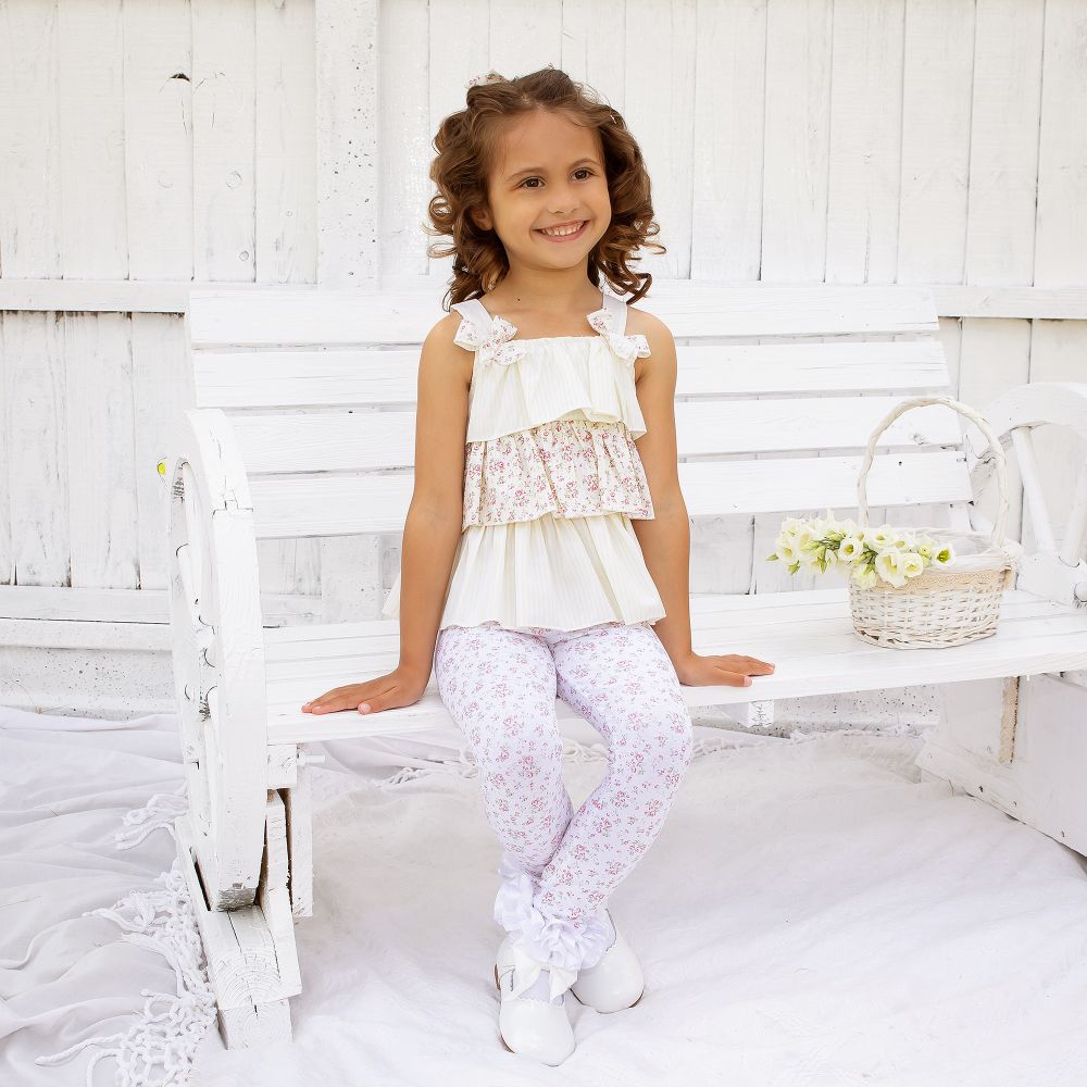 Baby Emporio-Baby & Toddler Girl Lace Leggings-Satin Bows-Gift Bag-6-12M  Cream : Amazon.in: Clothing & Accessories