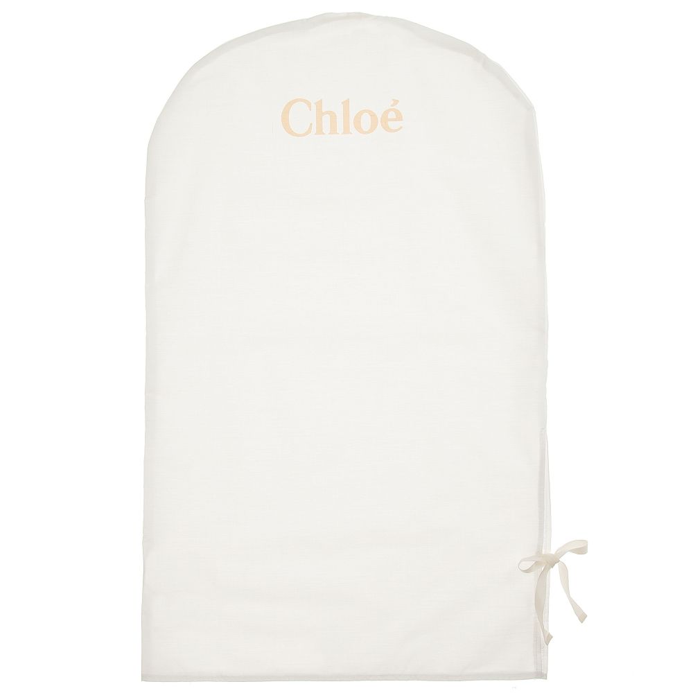 Chloe Robe Bleue En Lame Fille Childrensalon Outlet