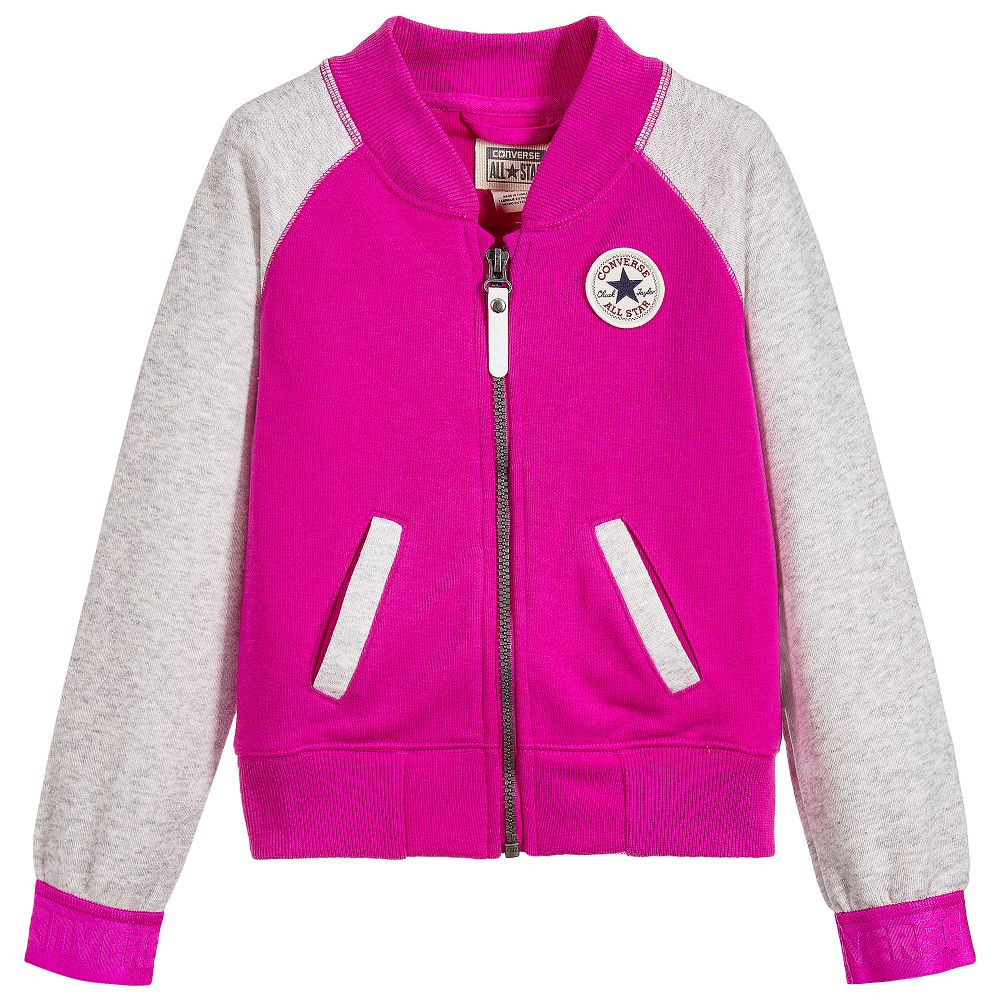 Converse - Girls Pink Jacket | Childrensalon Outlet College