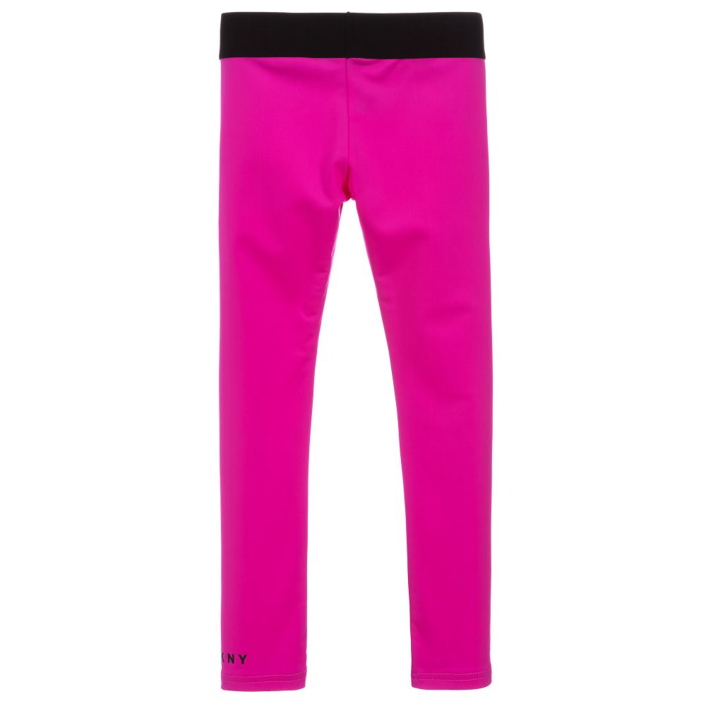DKNY - Teen Pink Logo Leggings | Childrensalon Outlet