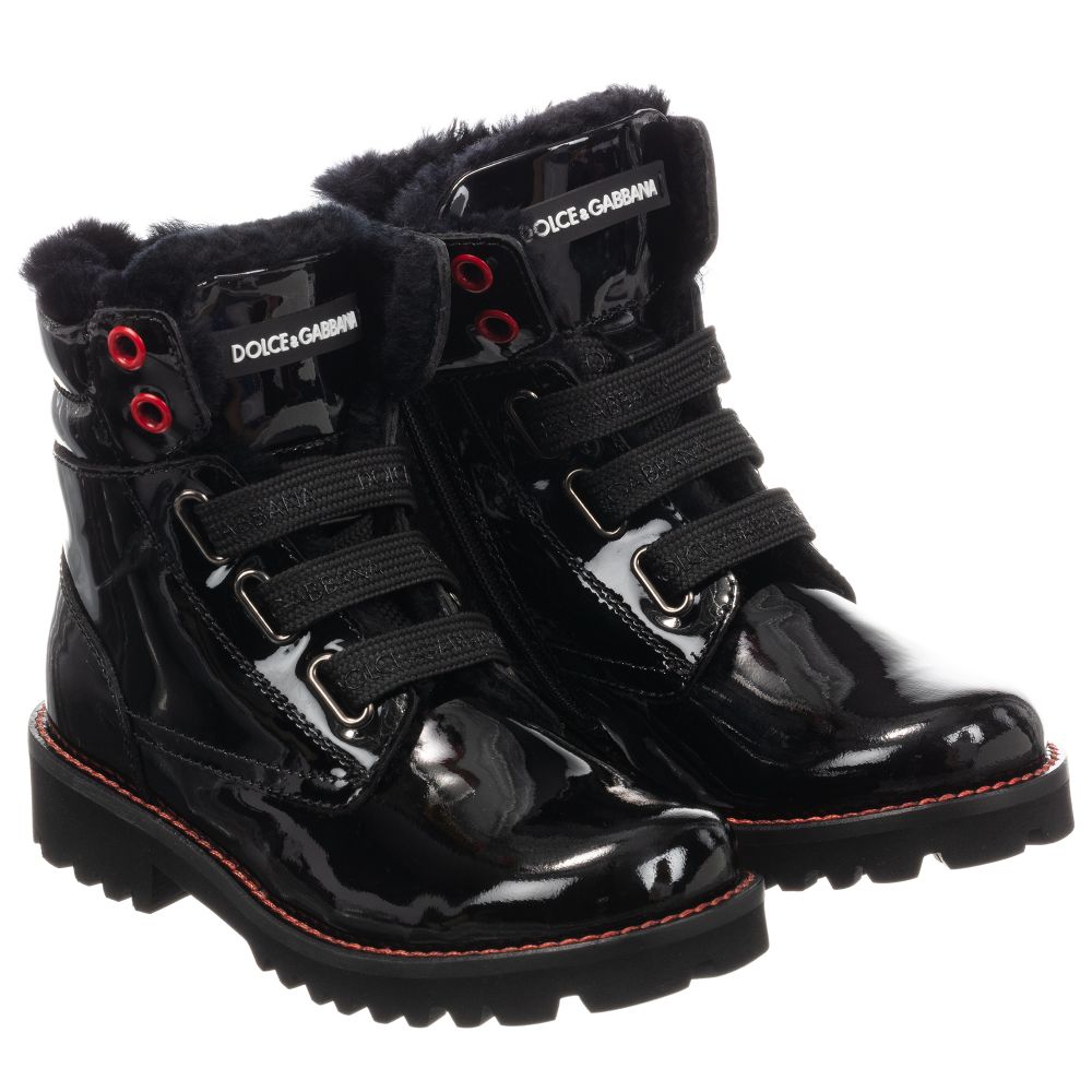 Patent Leather Boots | Childrensalon Outlet