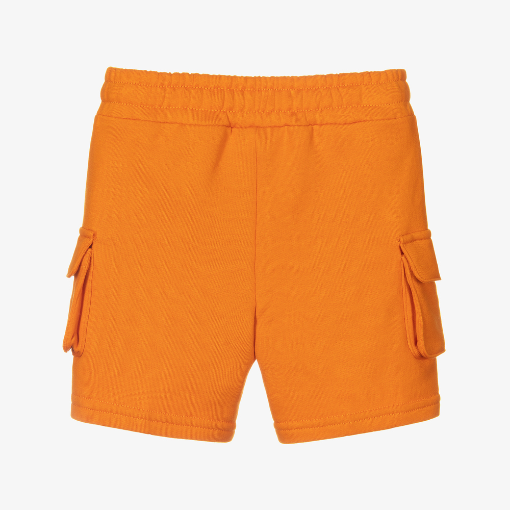 Dolce & Gabbana - Orange Cargo Logo Shorts | Childrensalon Outlet