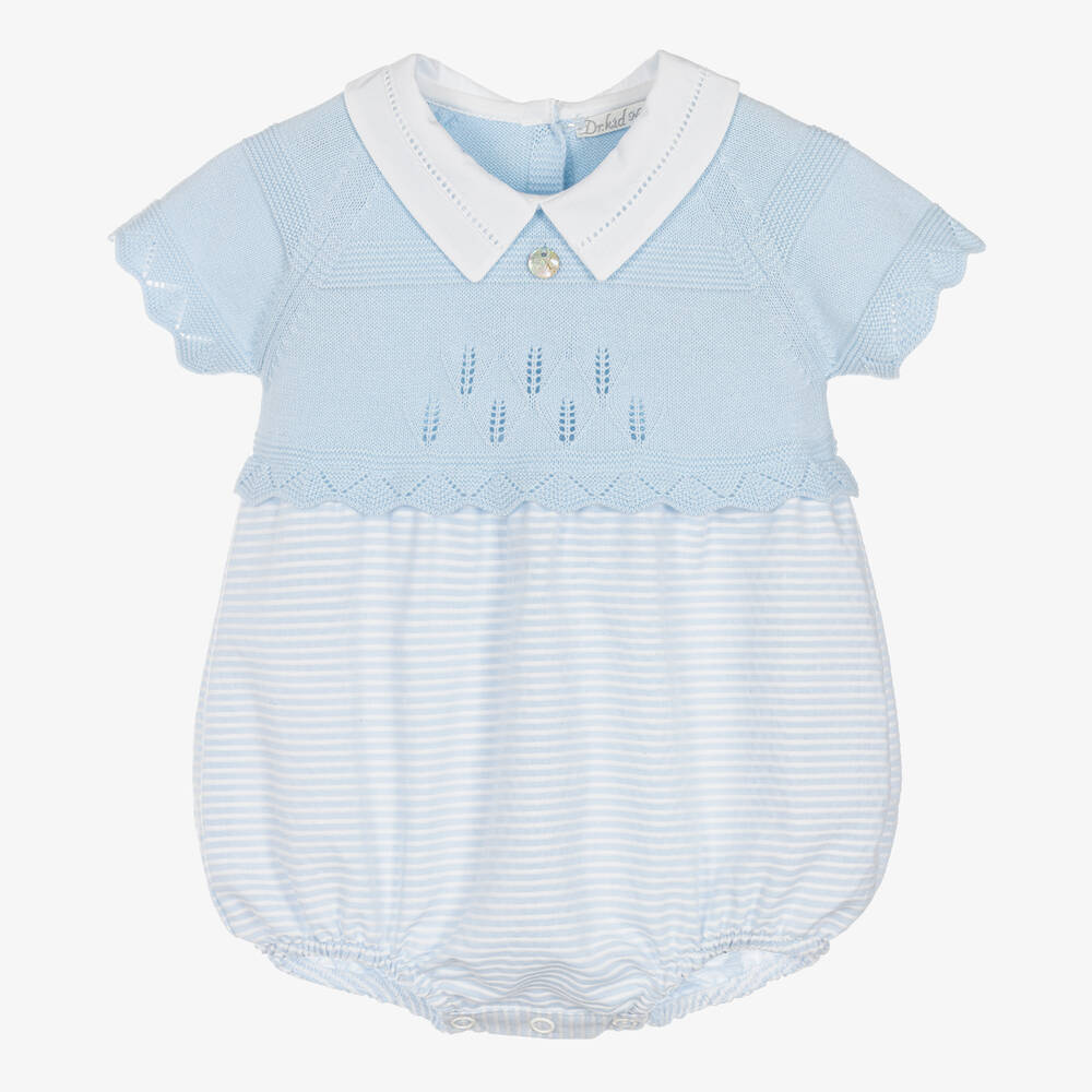 Dr. Kid - Baby Boys Blue Stripe Shortie | Childrensalon