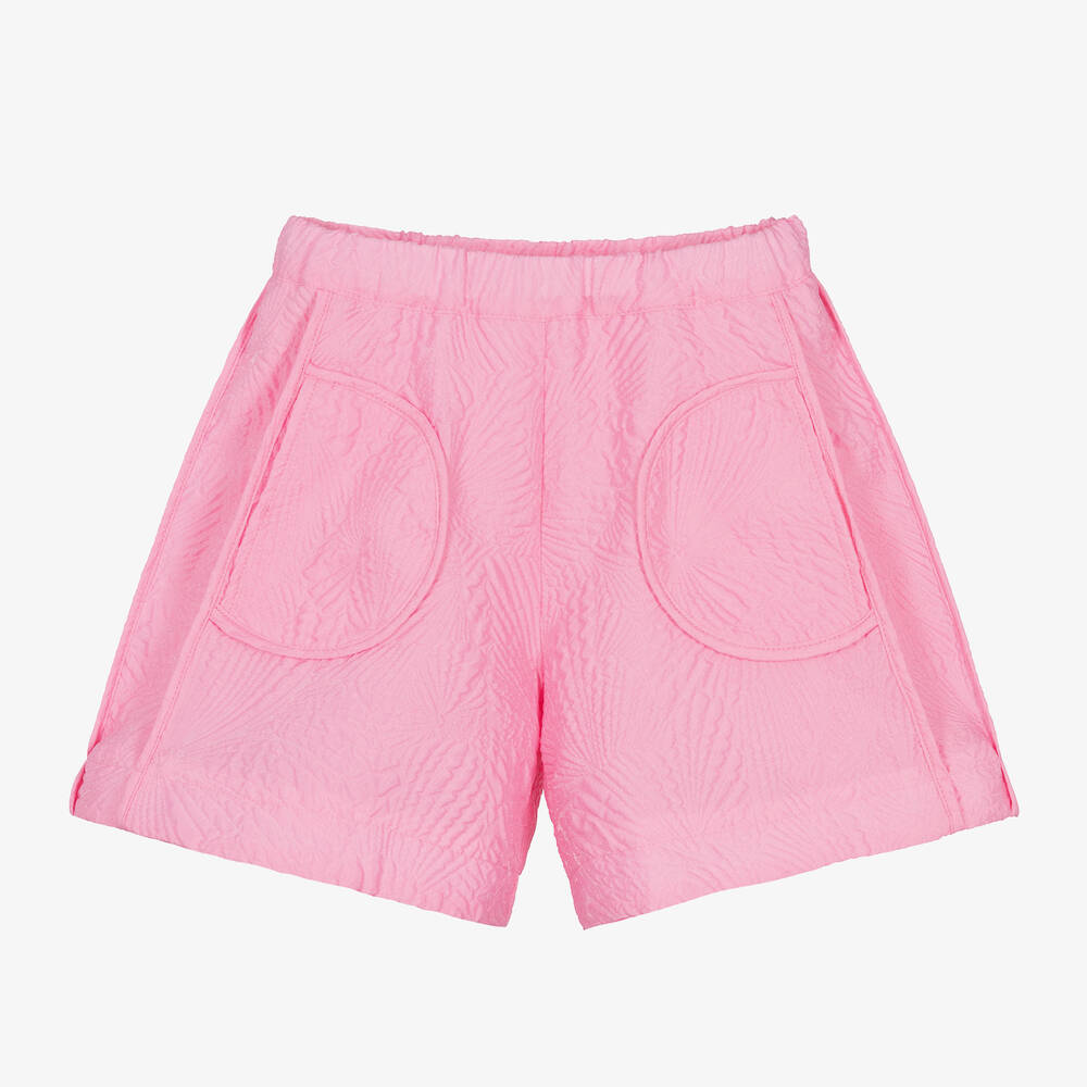 EIRENE - Short rose vif à poche fille | Childrensalon