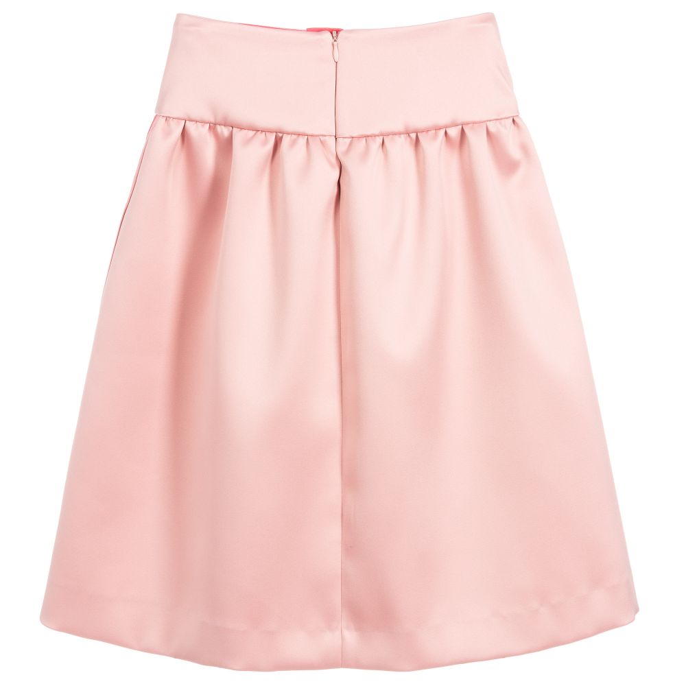 Emporio Armani - Pink Satin Skirt | Childrensalon Outlet