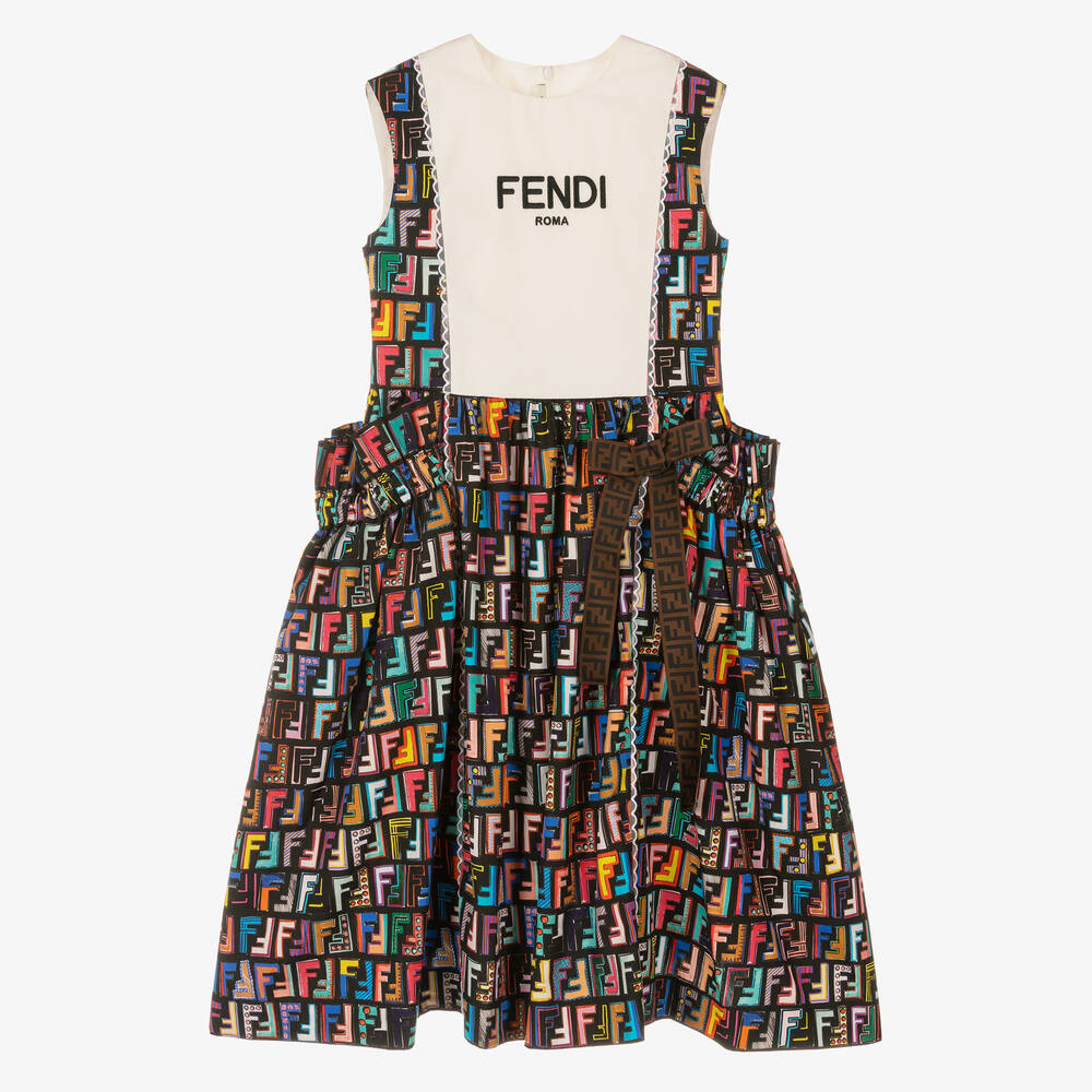 Fendi - Teen FF Kleid für Mädchen  | Childrensalon