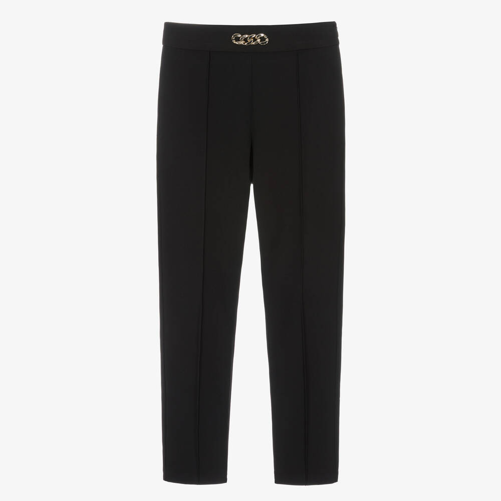 Fun & Fun Chic - Girls Black Tailored Trousers | Childrensalon