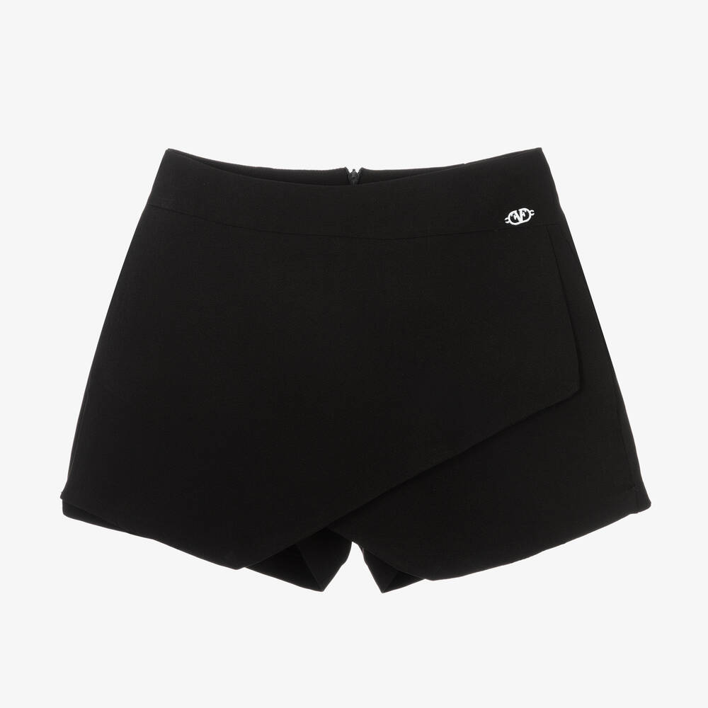 Fun & Fun - Girls Black Twill Skort | Childrensalon