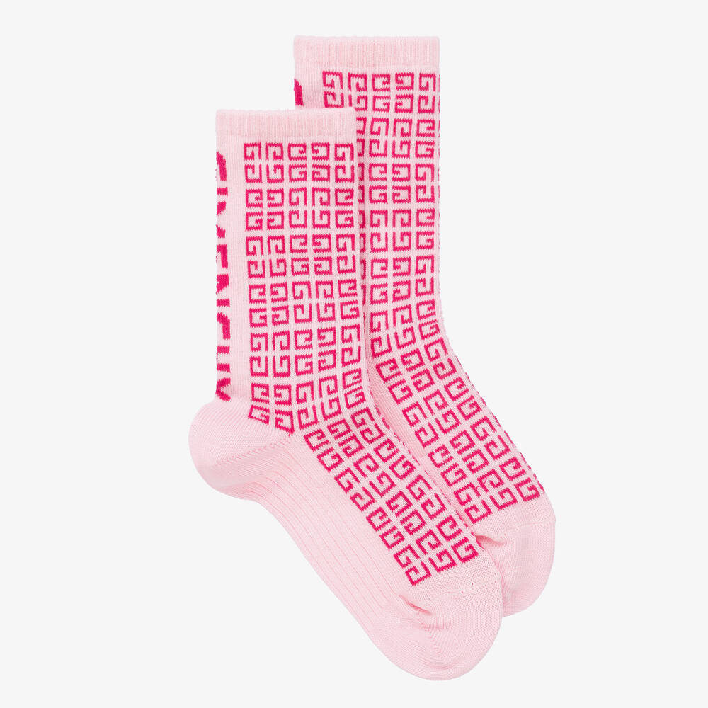 Sofra Pink Sand Argyle Dots Cotton No Show Socks
