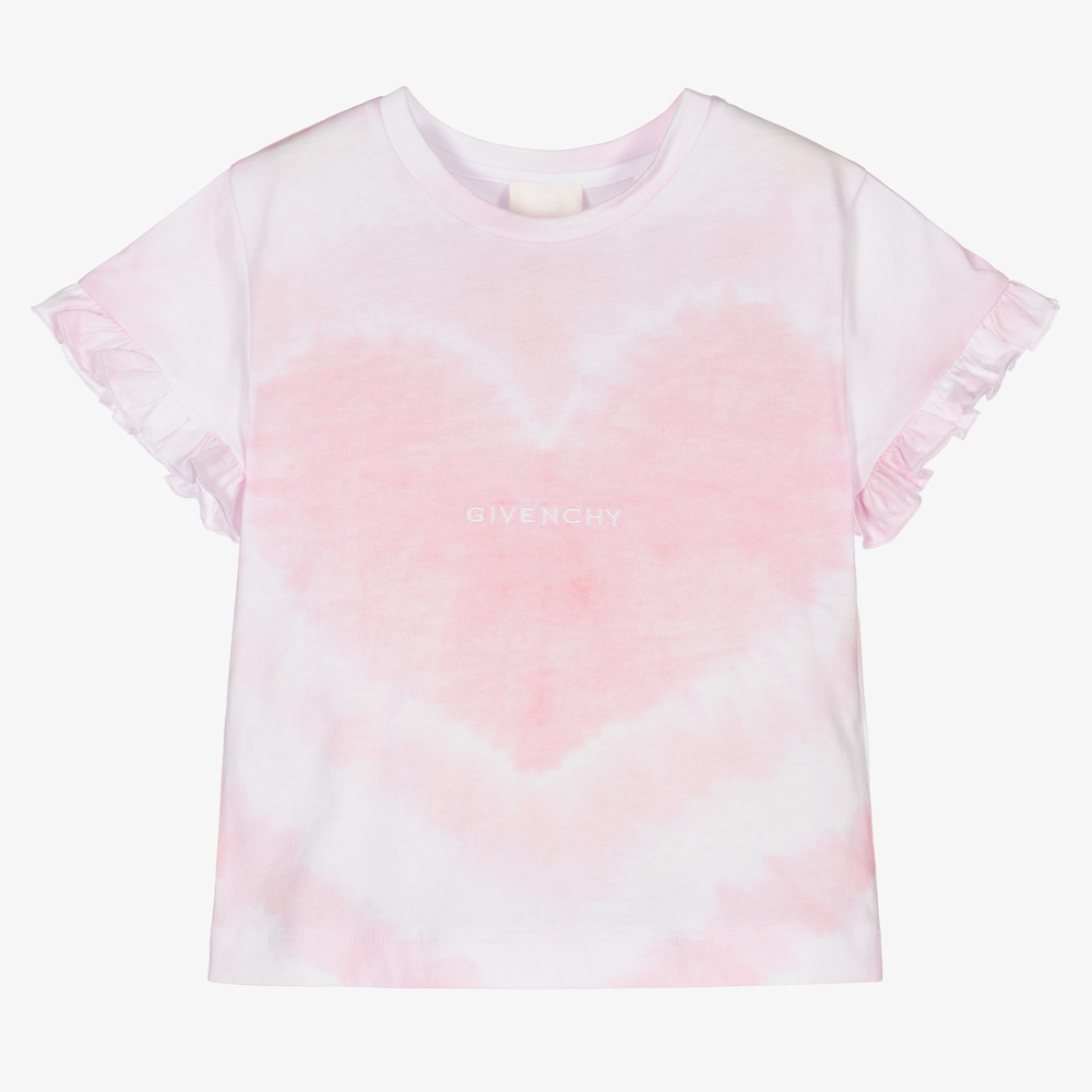 Givenchy - Pink Tie Dye T-Shirt | Outlet Childrensalon Heart