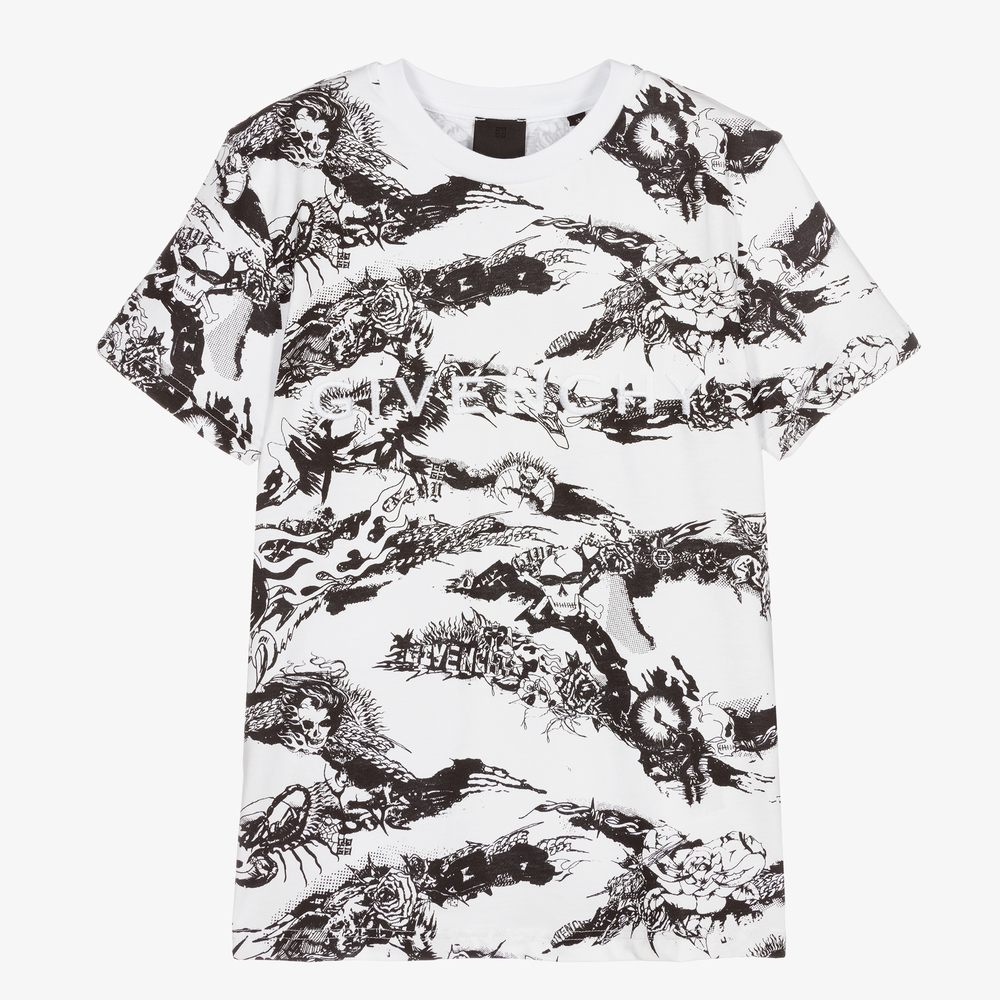 Givenchy Boys' Bandana Print T-Shirt