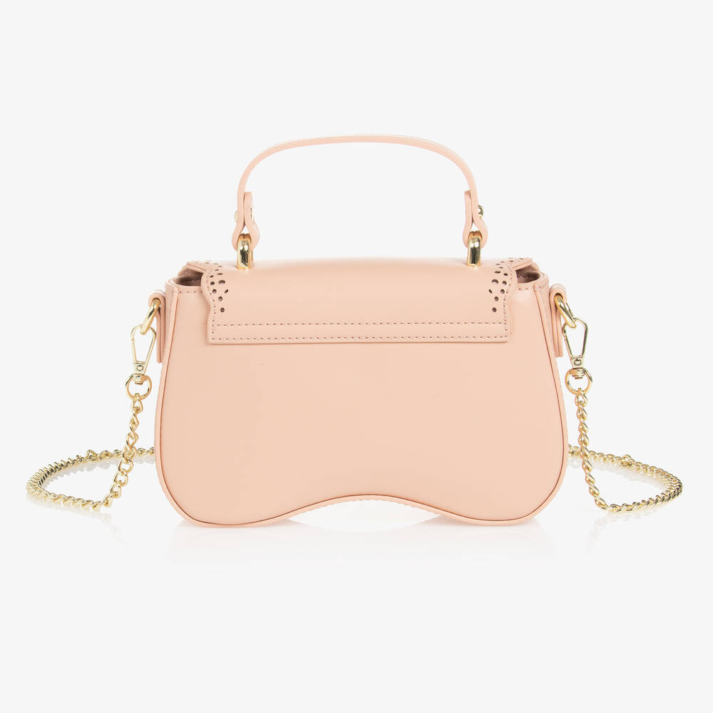 Guess - Girls Pink Logo Butterfly Handbag (20cm) | Childrensalon Outlet