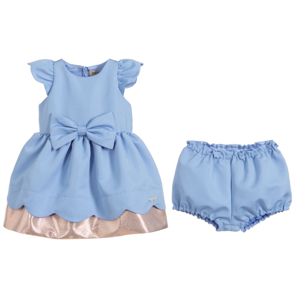 baby girl blue outfit