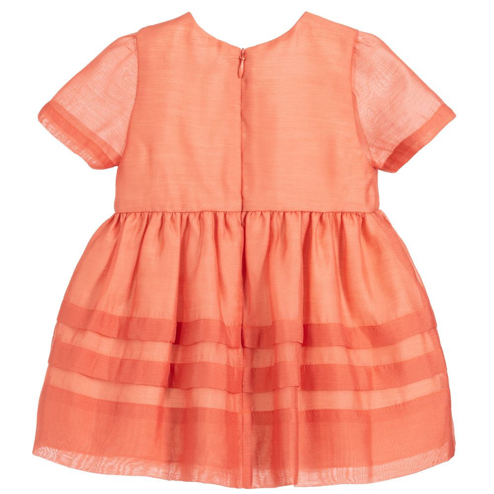 baby girl coral dress