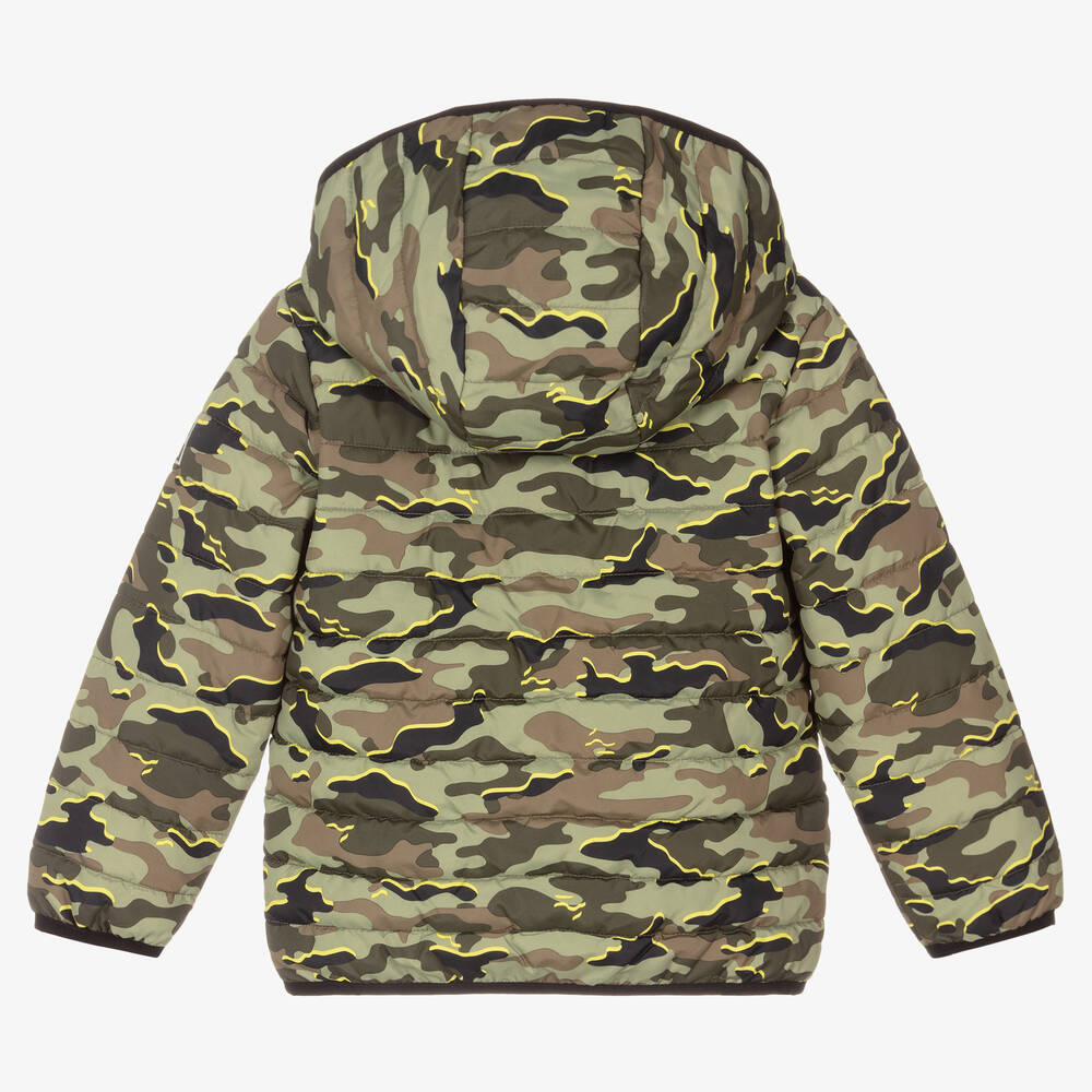 Kids Army Camouflage Padded Coat 3-13 Years Ripstop Jacket Boys Girls BTP  Camo | eBay