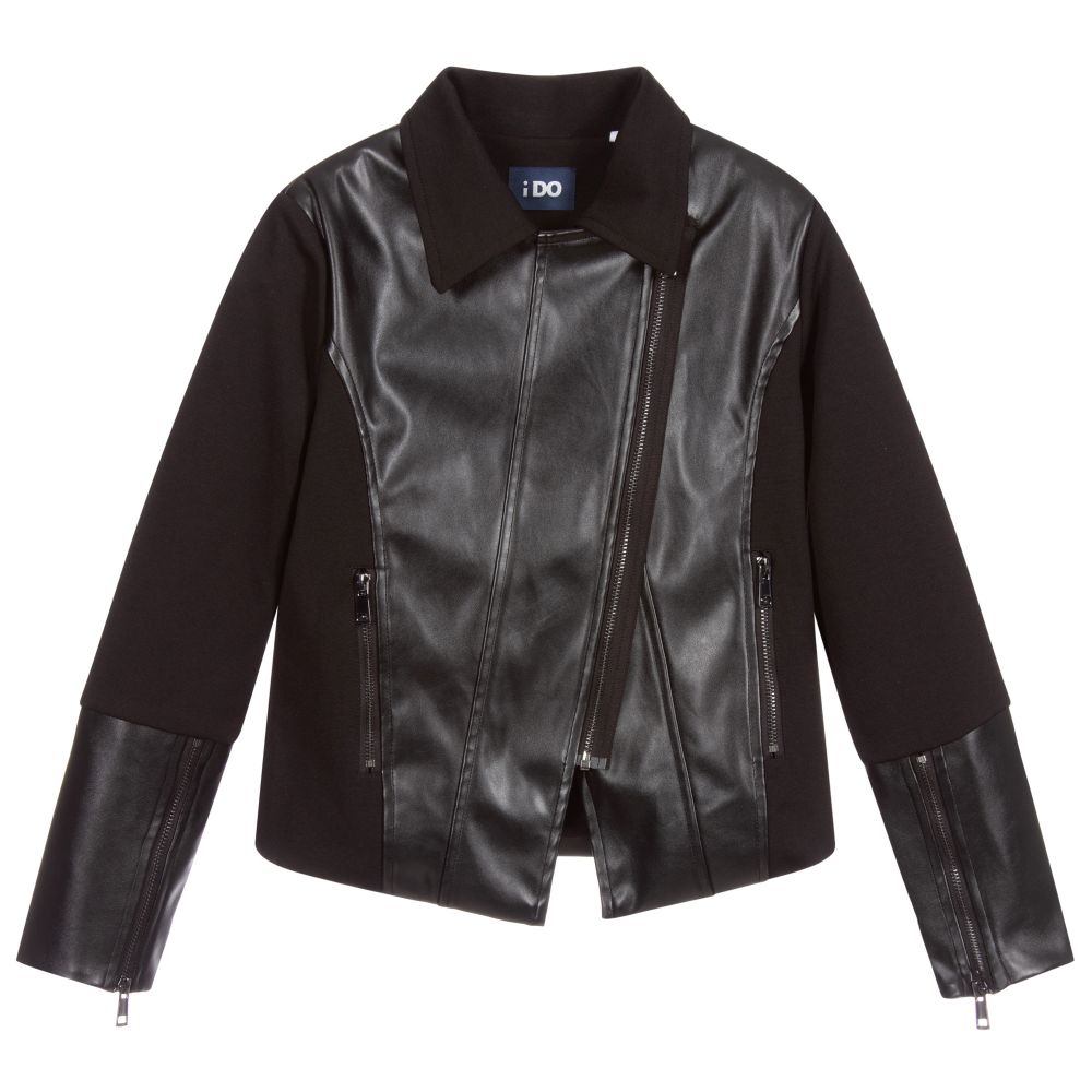 iDO Junior - Teen Faux Leather Jacket | Childrensalon Outlet