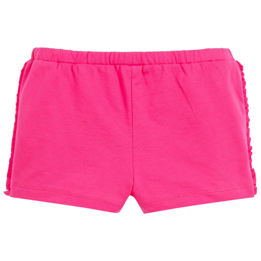 Il Gufo - Girls Pink Jersey Shorts | Childrensalon Outlet